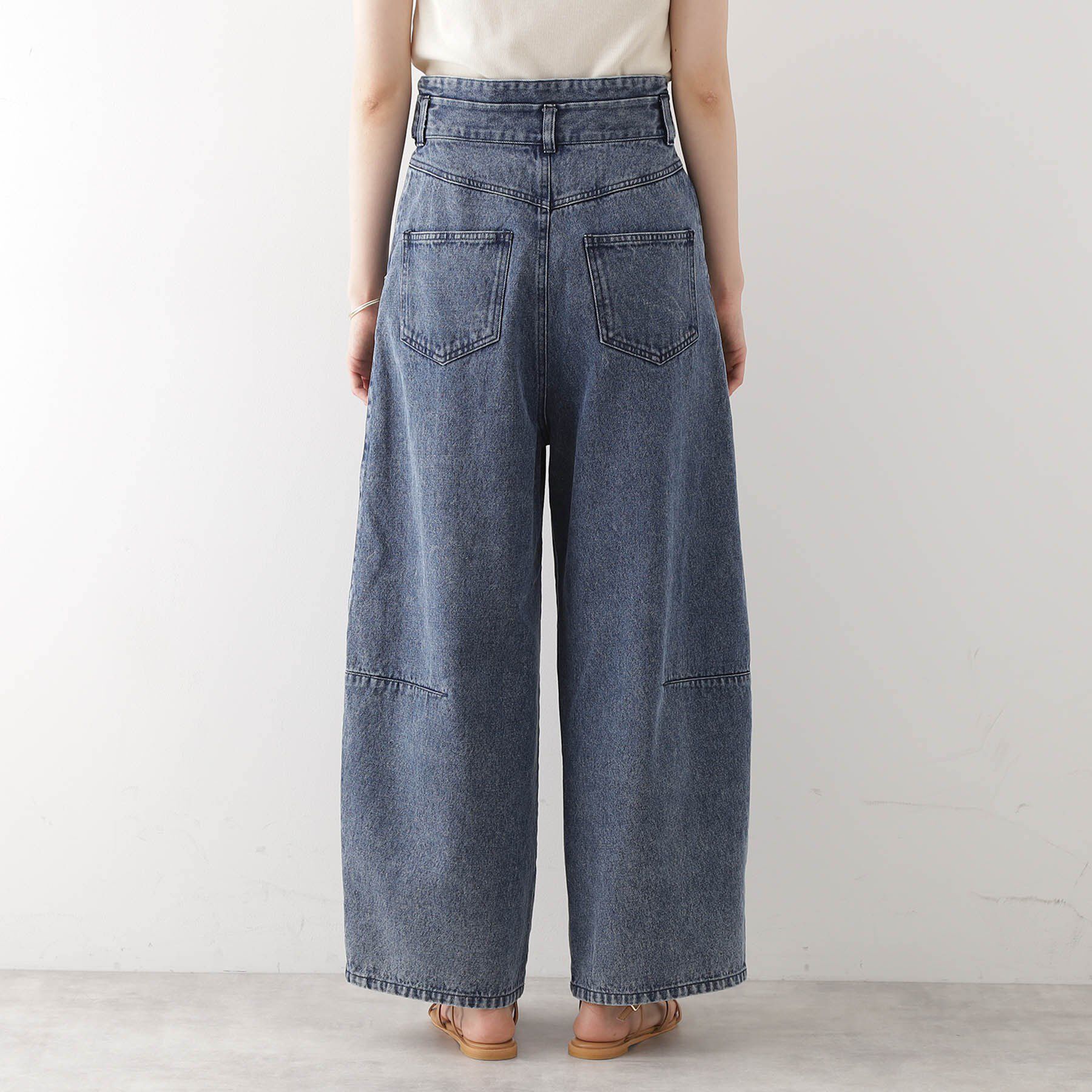 THE SHOP TK「バレル風タックパンツ【洗濯機OK】」|その他|