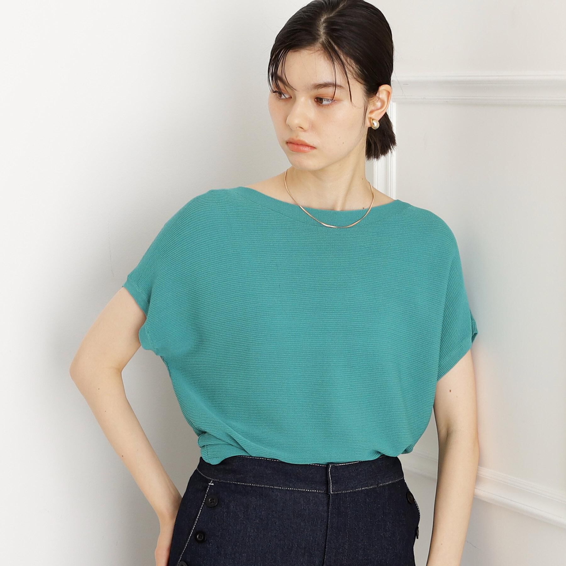 THE SHOP TK「【6色展開】さらさらフレンチニット【毛玉になりにくい/洗濯機OK】」|ニット・セーター|