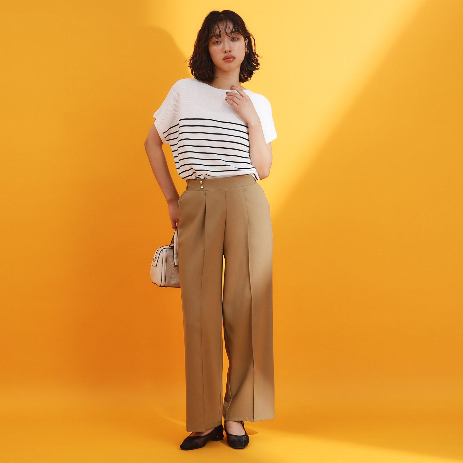 THE SHOP TK「【6色展開】さらさらフレンチニット【毛玉になりにくい/洗濯機OK】」|ニット・セーター|