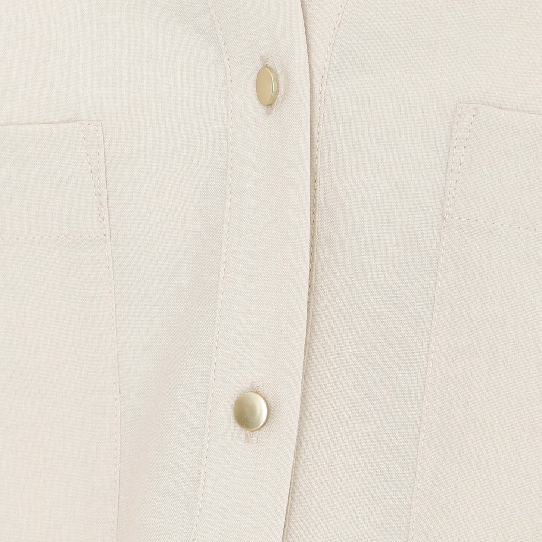 THE SHOP TK「ダブルポケット5分袖シャツ/体型カバー／洗濯機OK」|シャツ・ブラウス|