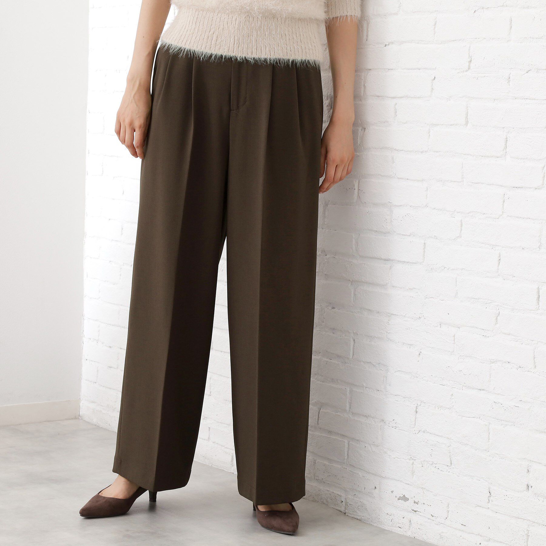 THE SHOP TK「【きれいめもカジュアルもお任せ】2タックワイドパンツ【セットアップ可】」|その他|