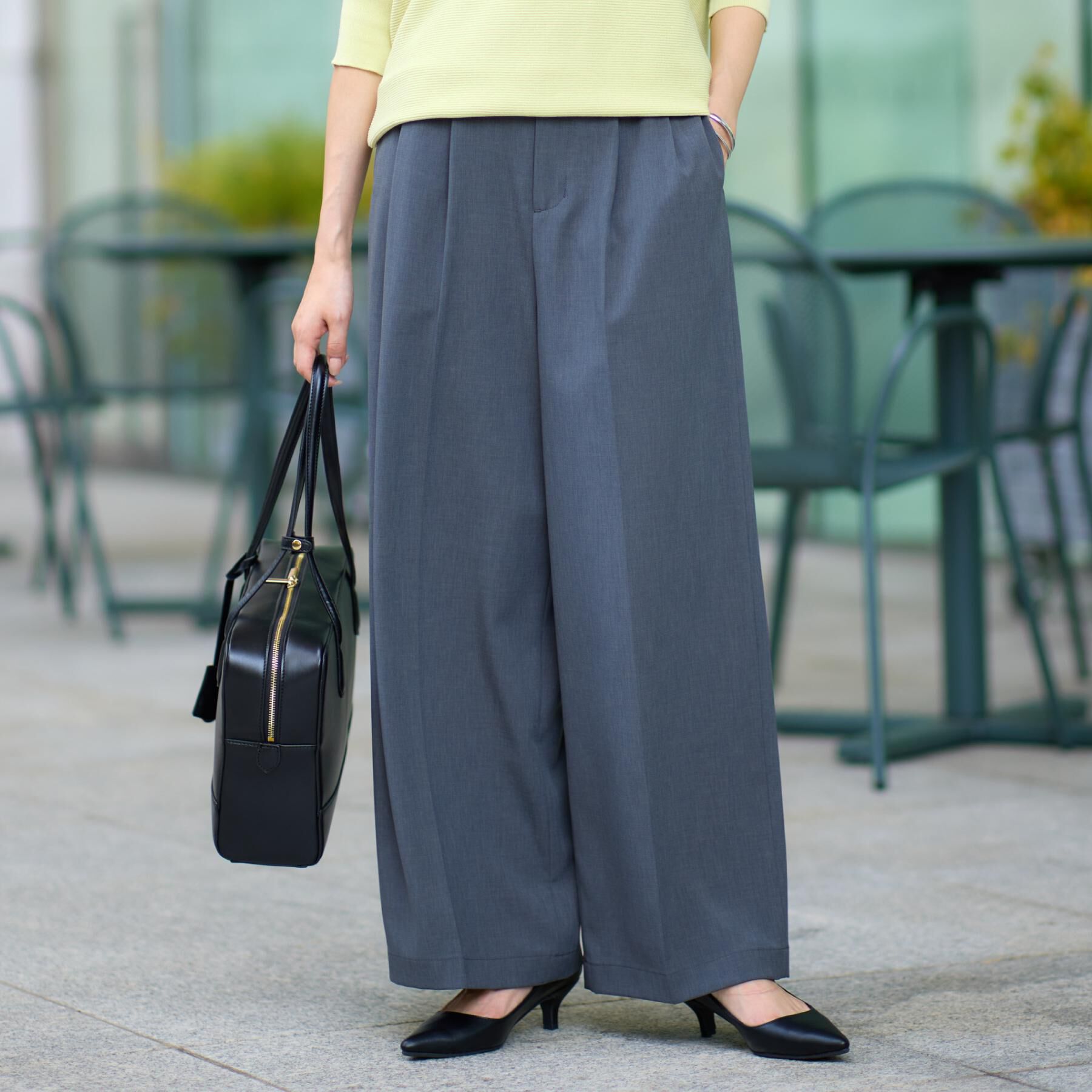 THE SHOP TK「【きれいめもカジュアルもお任せ】2タックワイドパンツ【セットアップ可】」|その他|