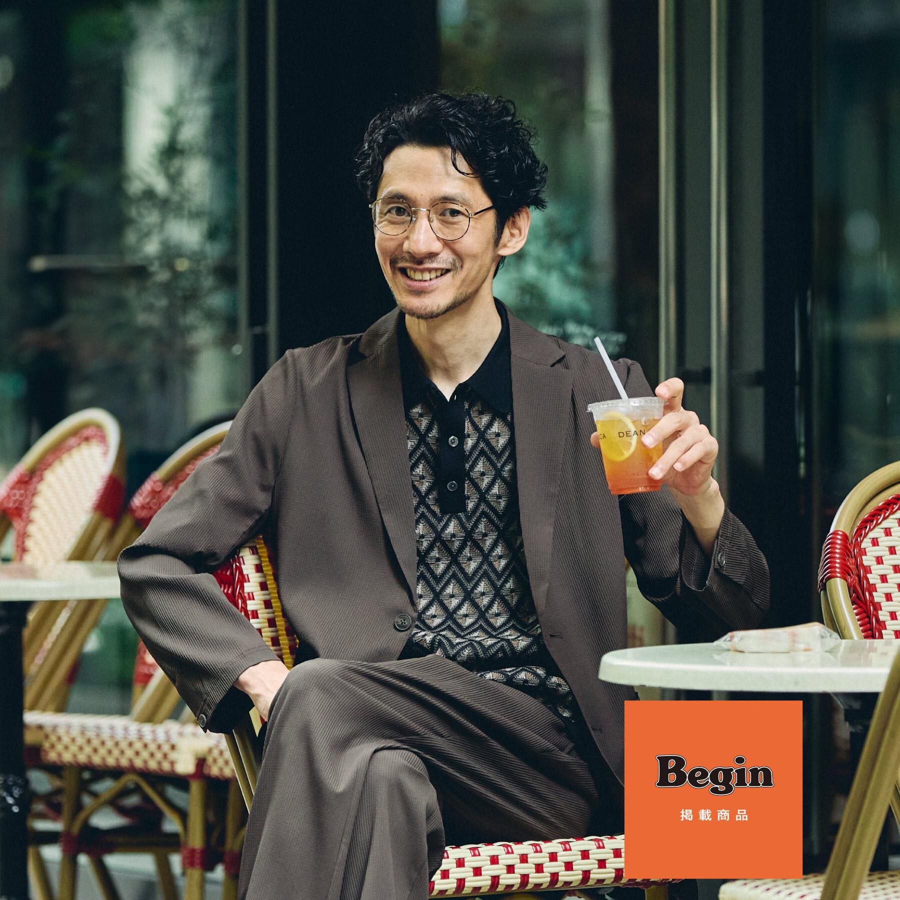 THE SHOP TK「【Begin/ビギン10月号掲載】楊柳スマートジャケット　軽量/洗濯機OK/セットアップ可」|テーラードジャケット|