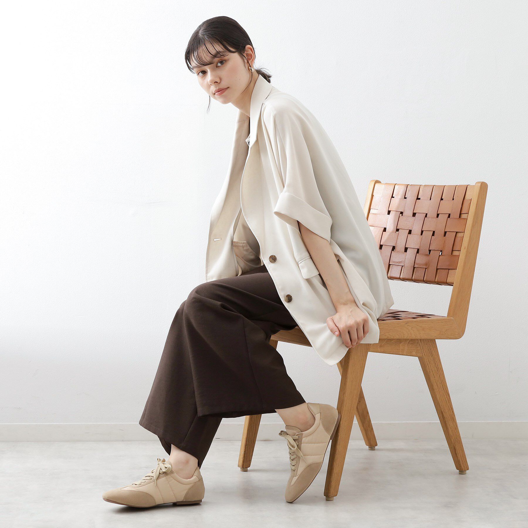 THE SHOP TK「スエードコンビスニーカー」|スニーカー|