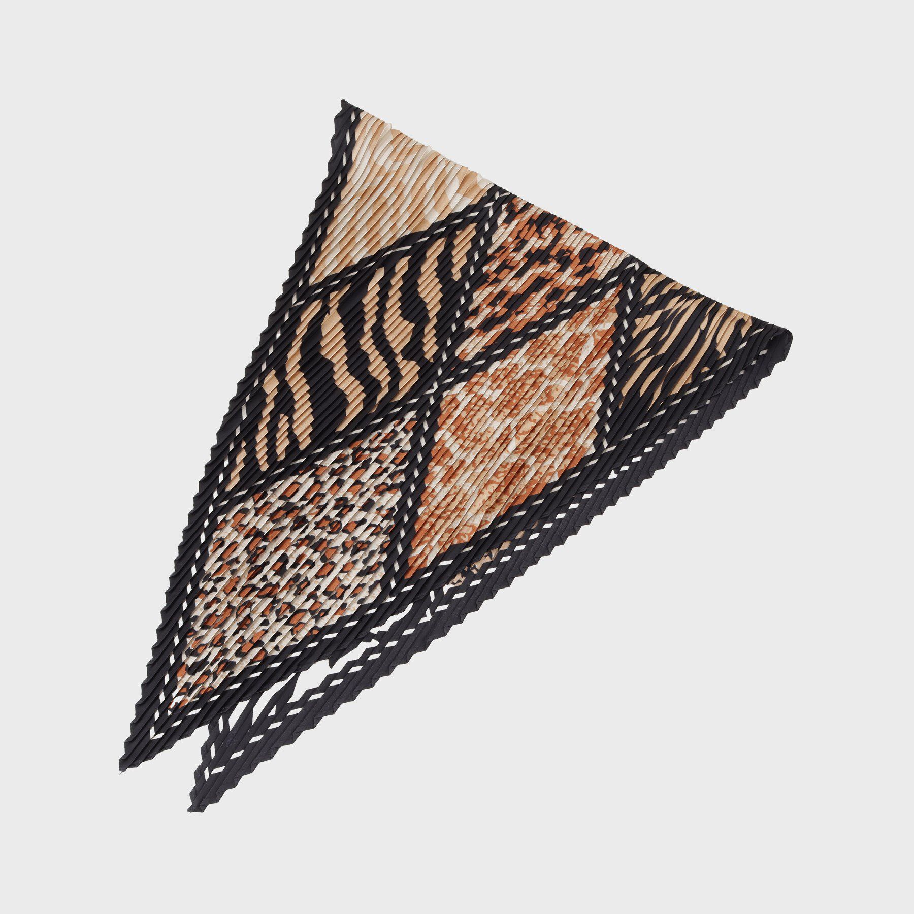 THE SHOP TK「プリーツスカーフ」|バンダナ・スカーフ|ブラック(419)