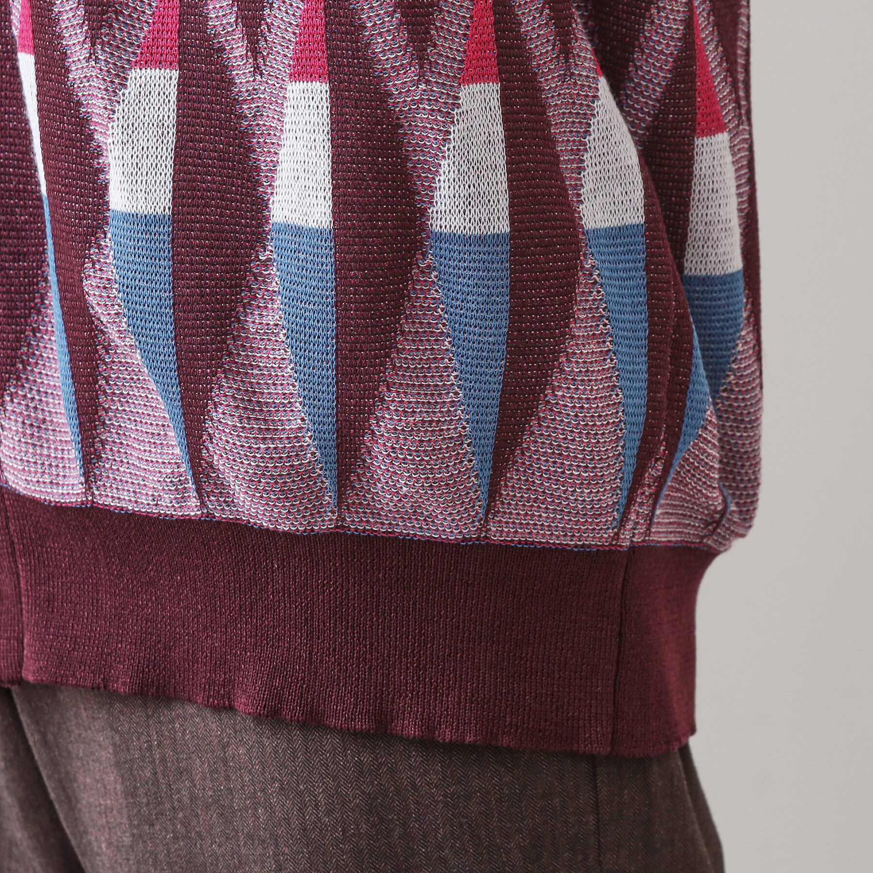 THE SHOP TK「【季節の変わり目に活躍】ニットカーディガン 選べる2デザイン(柄&無地)/洗濯機OK」|カーディガン|