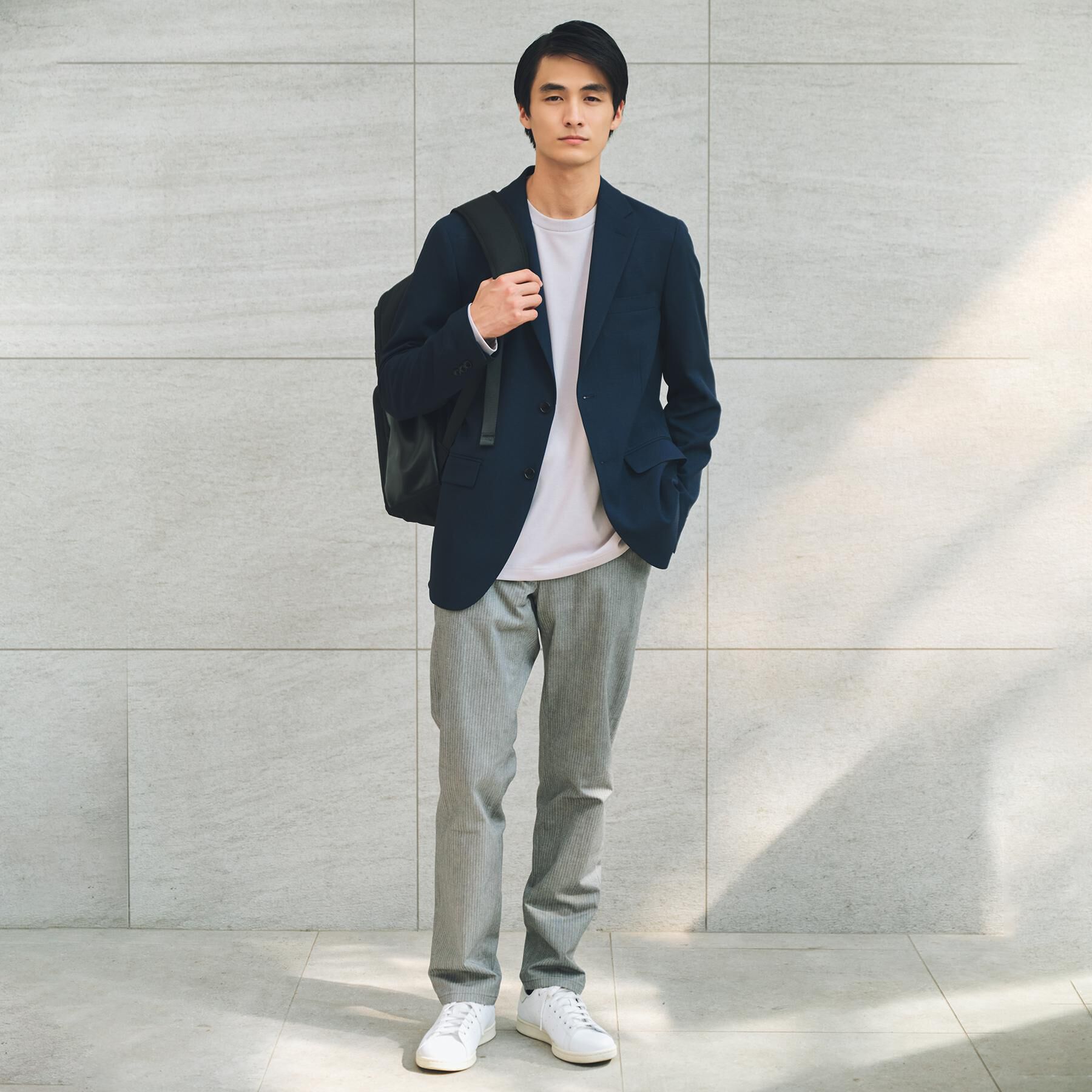 THE SHOP TK「バーズアイジャケット 【洗濯機OK/セットアップ可】」|テーラードジャケット|