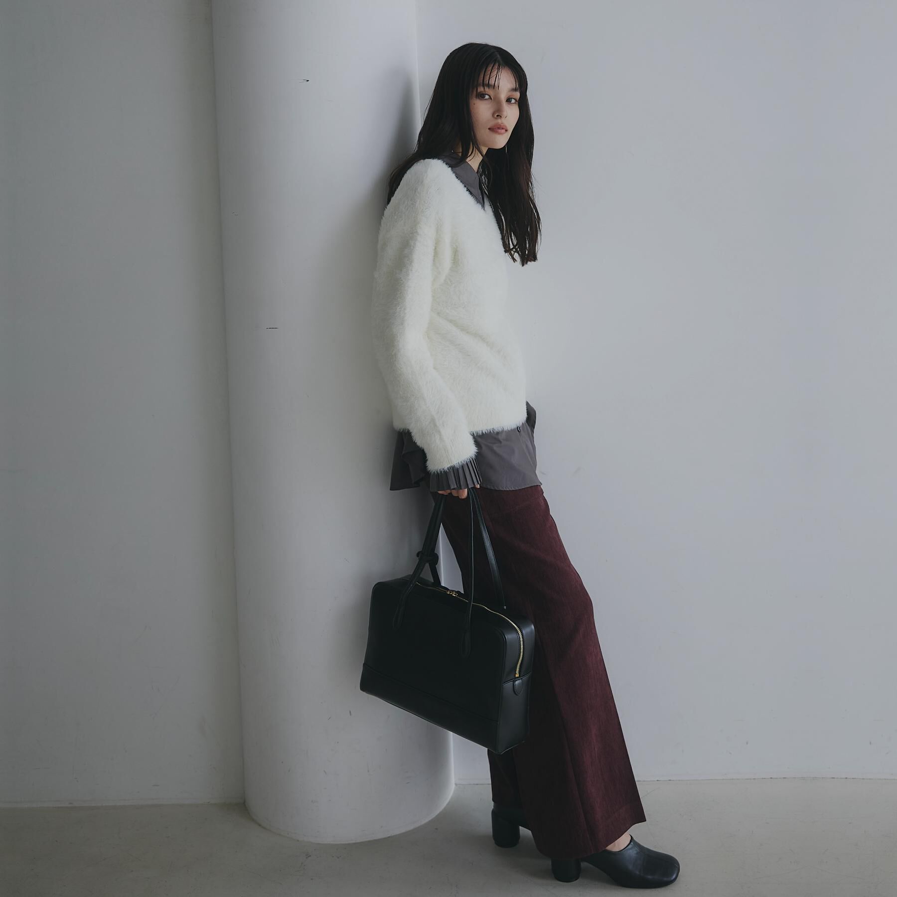 THE SHOP TK「スクエアボストンバッグ」|ボストンバッグ|