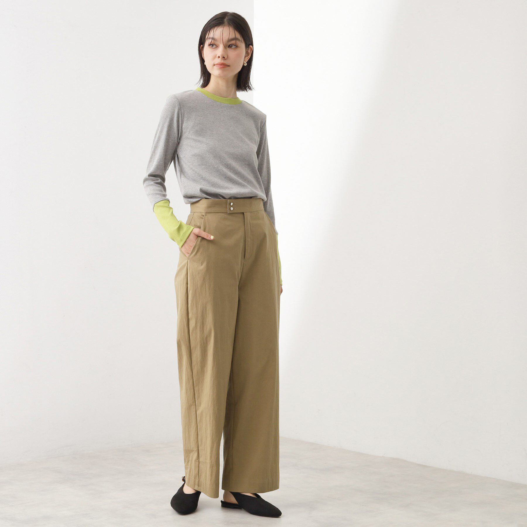 THE SHOP TK「バイカラーテレコプルオーバー」|Tシャツ・カットソー|