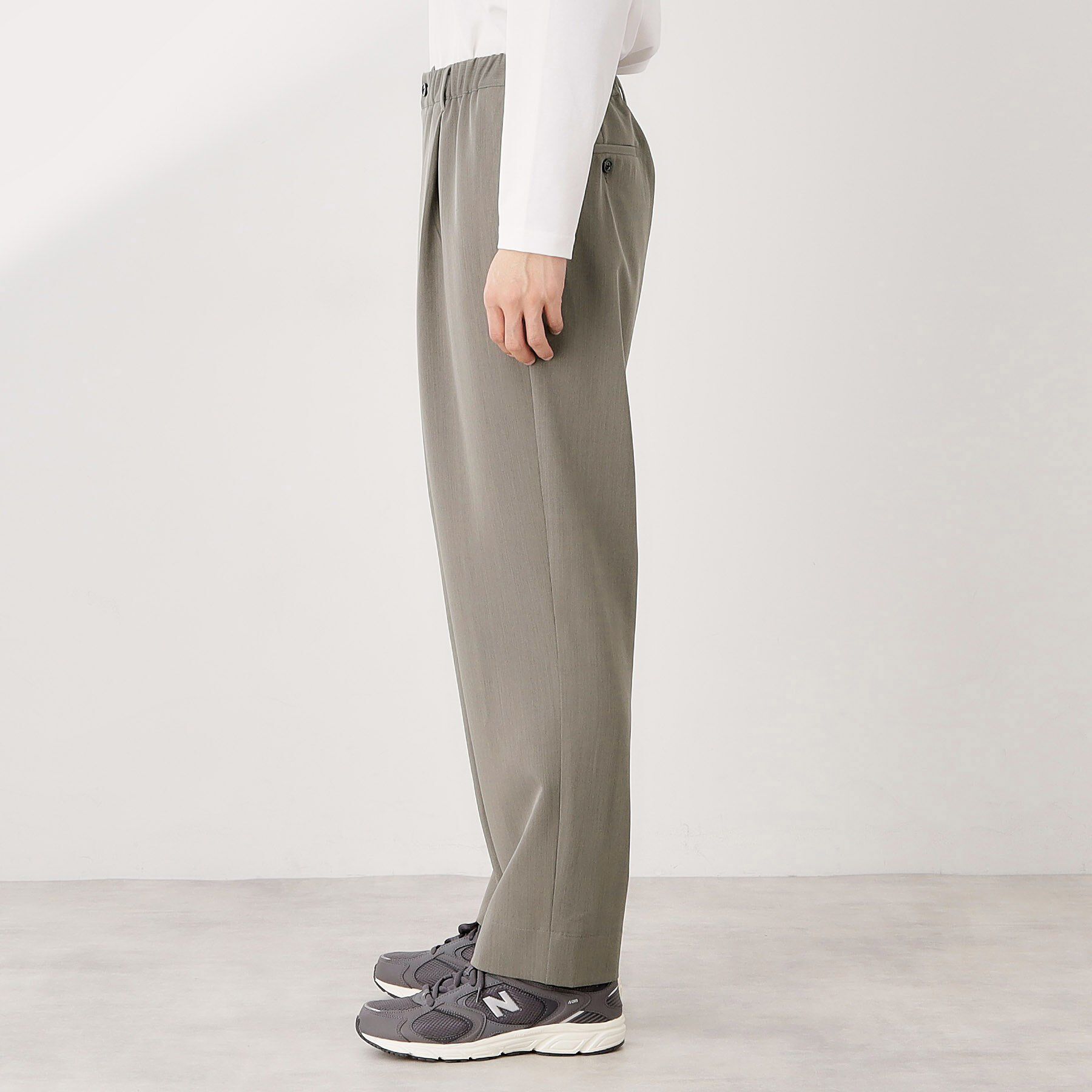 THE SHOP TK「セミワイドイージーパンツ【洗濯機OK】」|その他|