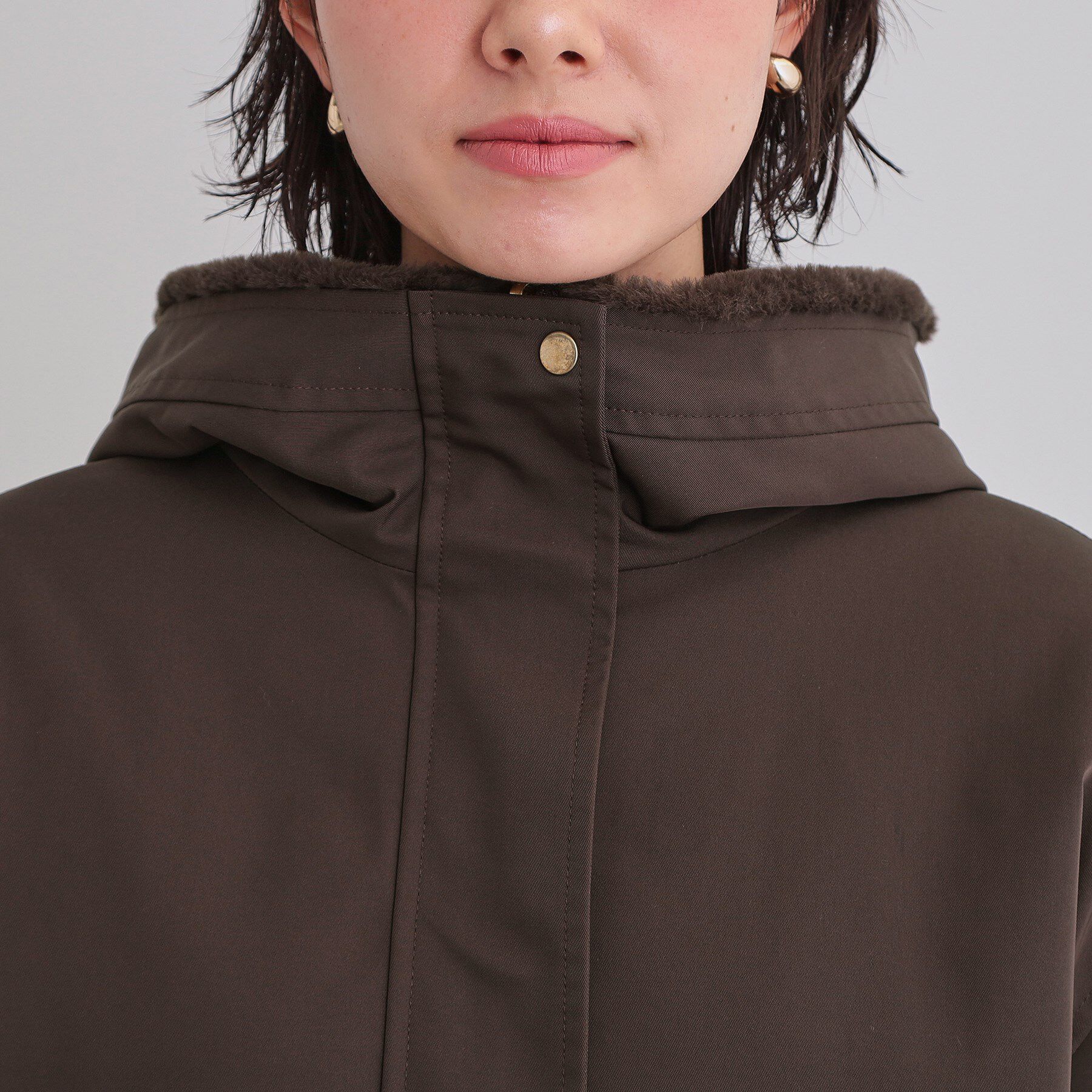 THE SHOP TK「【2WAY/洗える】リバーシブル フェイクファーブルゾン」|ブルゾン・スタジャン|