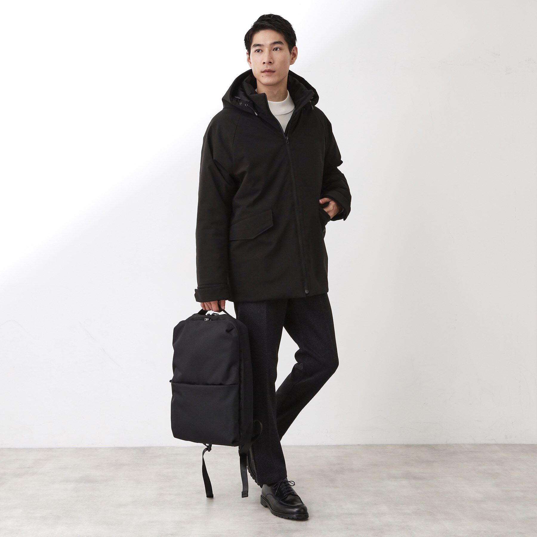 THE SHOP TK「【軽くて、暖かい】SORONA／ソロナ 中綿ブルゾン 防風/軽量/洗濯機OK/フード脱着可」|ブルゾン・スタジャン|