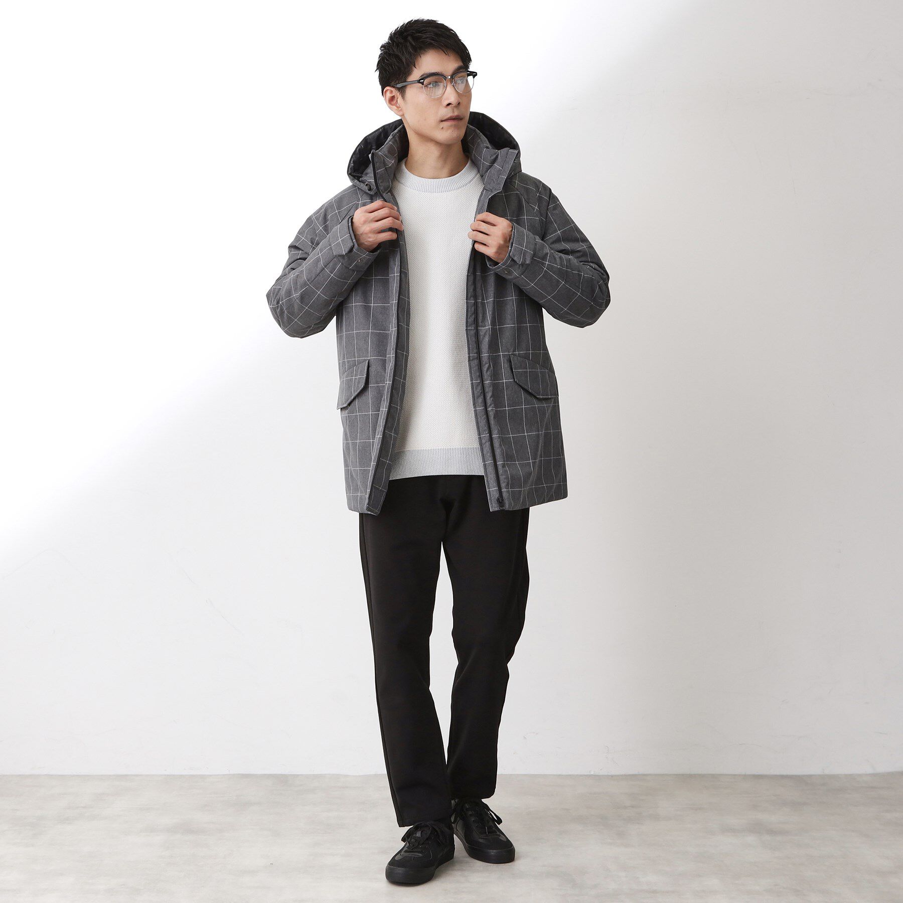 THE SHOP TK「【軽くて、暖かい】SORONA／ソロナ 中綿ブルゾン 防風/軽量/洗濯機OK/フード脱着可」|ブルゾン・スタジャン|