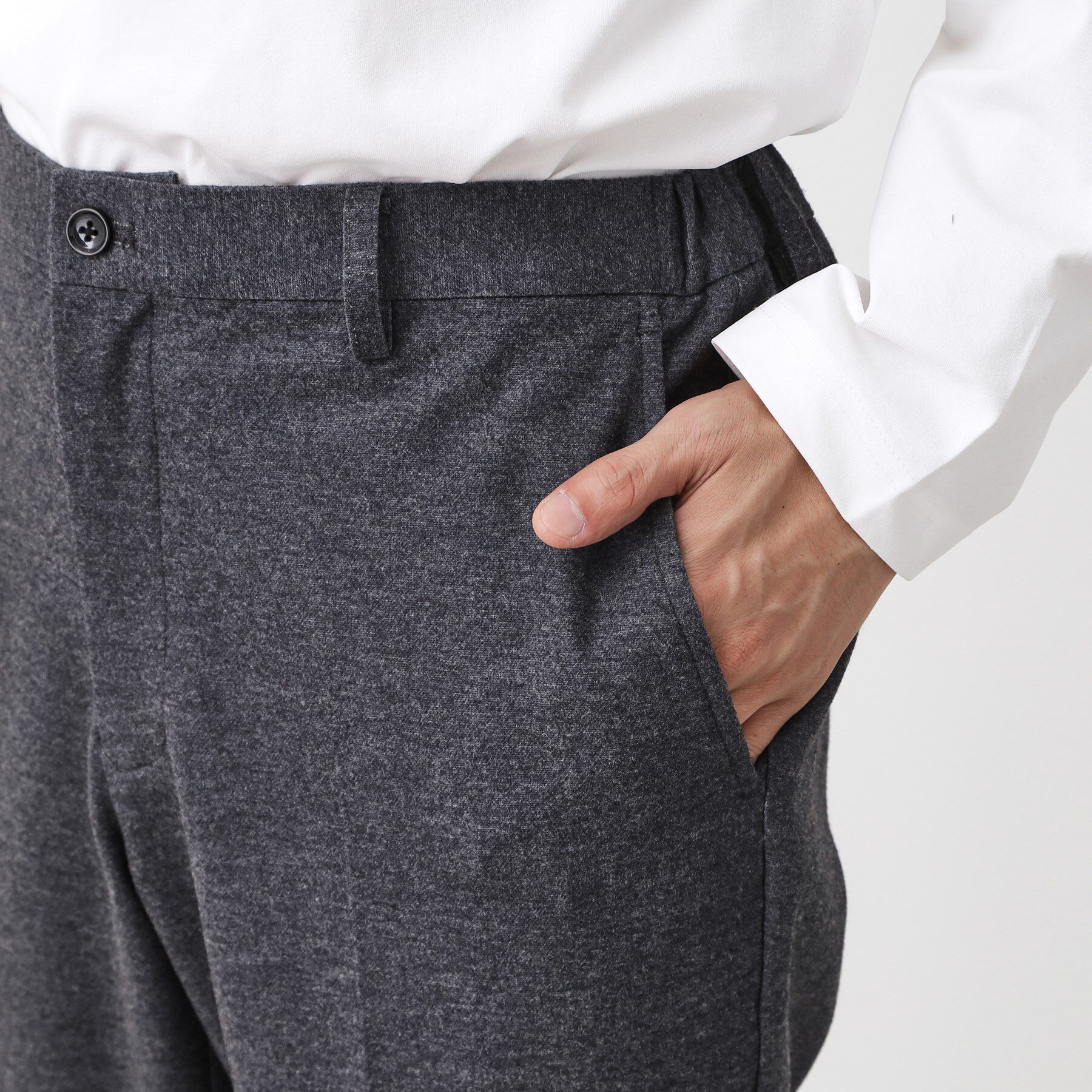 THE SHOP TK「起毛TRジャージスラックス【洗濯機OK／ストレッチ／セットアップ可】」|その他|