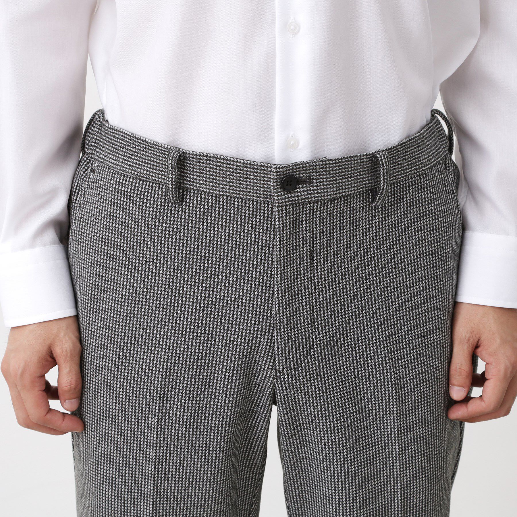 THE SHOP TK「ツイードライクジャージスラックス【セットアップ可／洗濯機OK】」|その他|