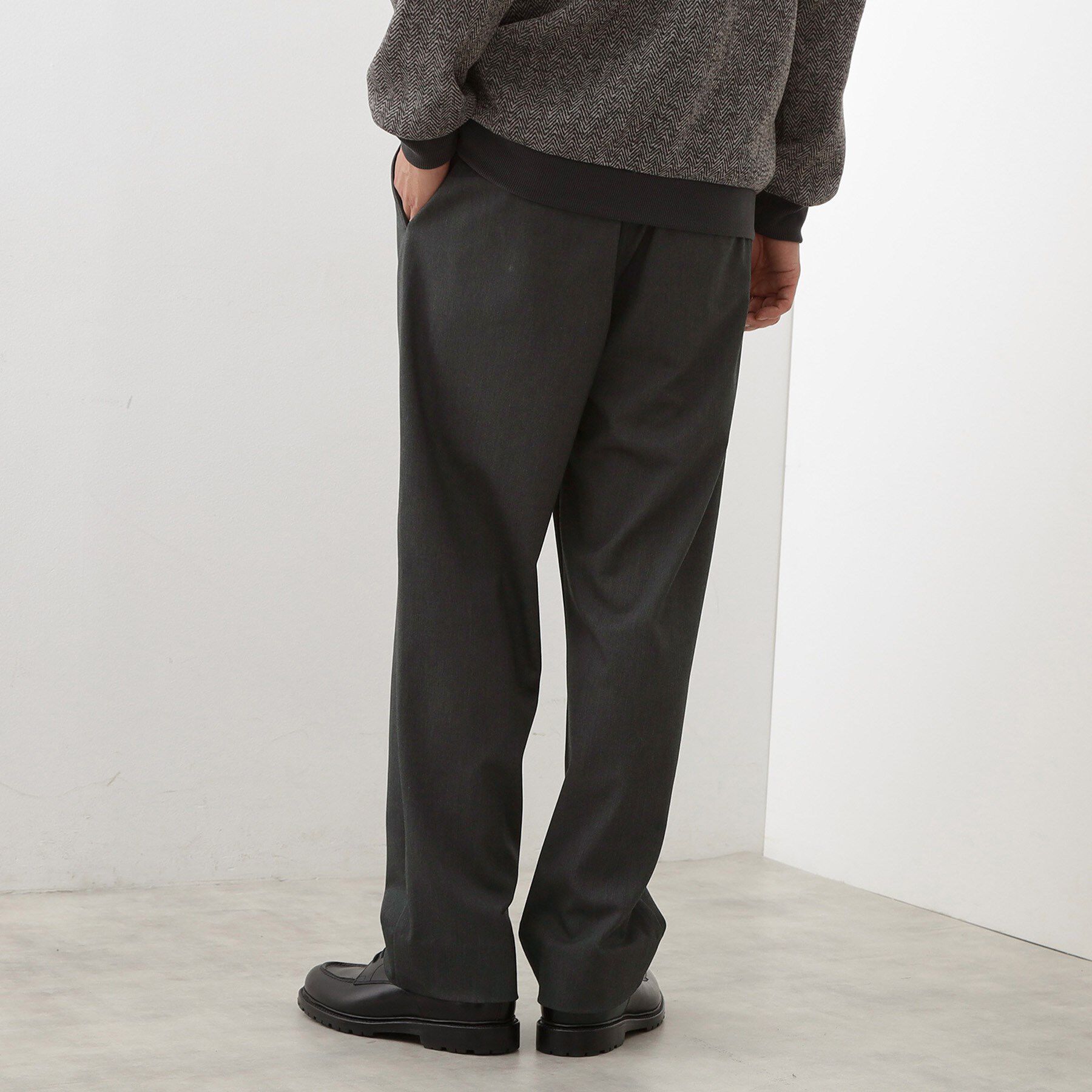 THE SHOP TK「セミワイドイージーパンツWARM 洗濯機OK／裏起毛／ストレッチ」|その他|