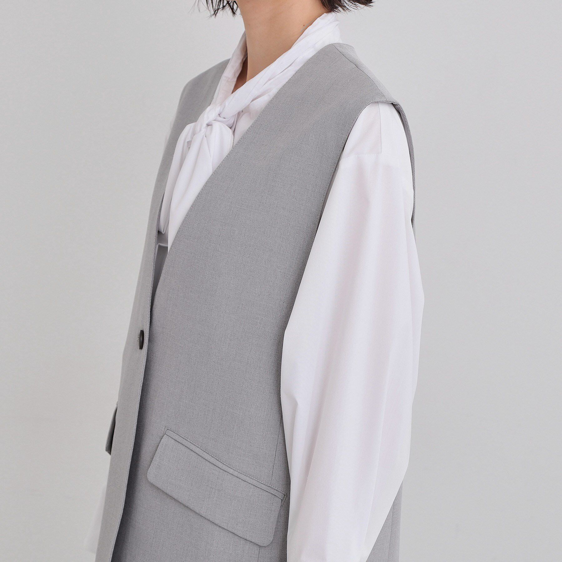 THE SHOP TK「【お仕事にもカジュアルにも】CAVIAN ジレ/セットアップ可」|ベスト・ジレ|