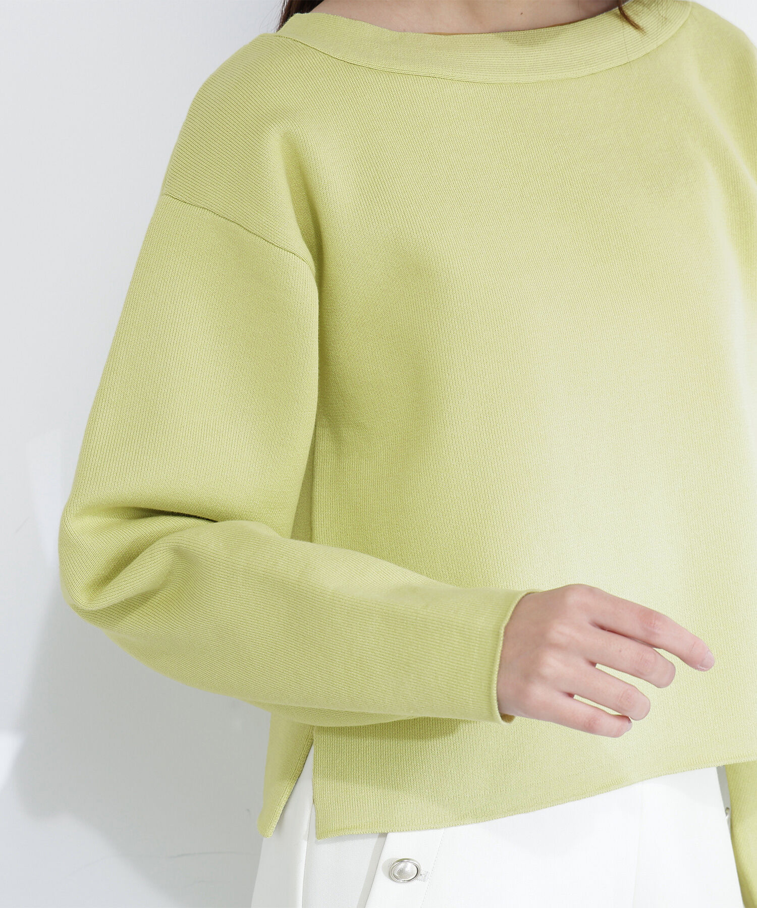  「スウェットライクフォルムニット」|ニット・セーター|