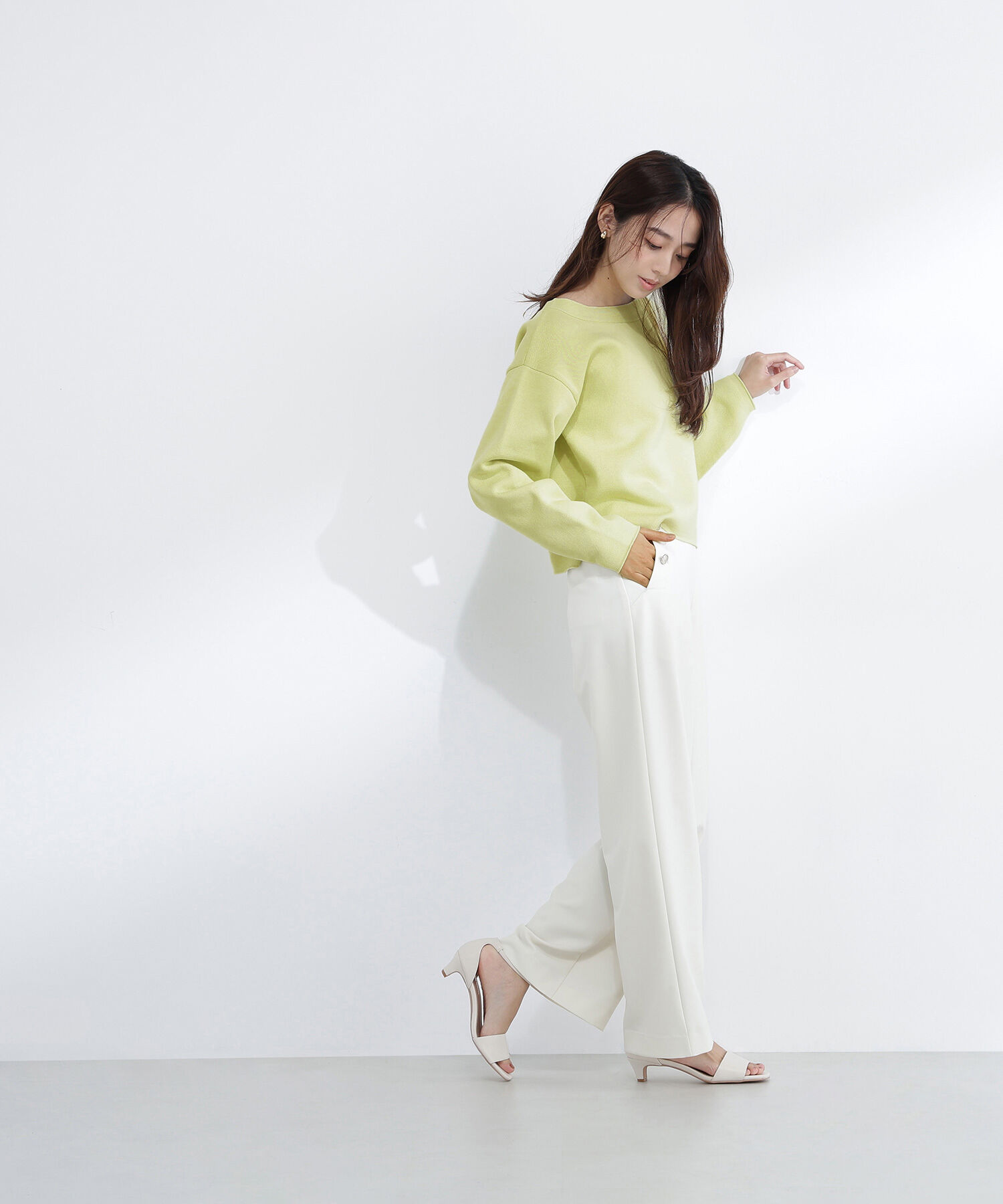  「スウェットライクフォルムニット」|ニット・セーター|