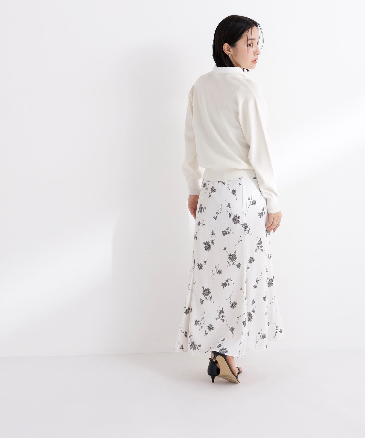  「<第3回 CLASSY.お仕事名品大賞2026 ﾁｰﾑCLASSY.賞受賞>2wayｶﾗｰﾆｯﾄｶｰﾃ 」|ニット・セーター|