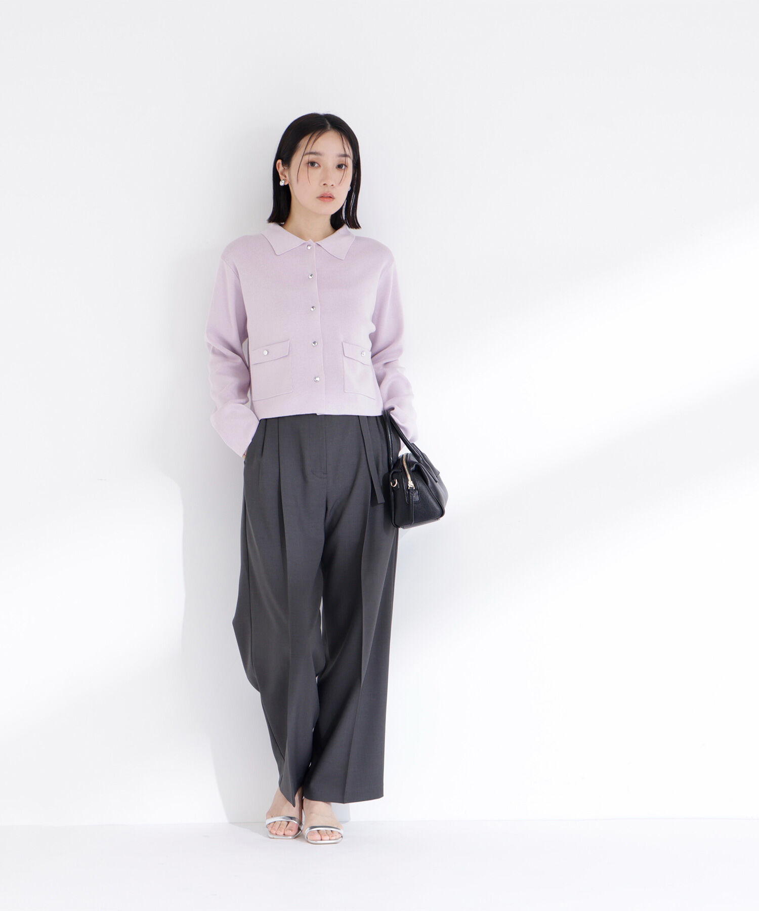  「&ldquo;きちんと見え上手&rdquo;な襟付きニット」|ニット・セーター|