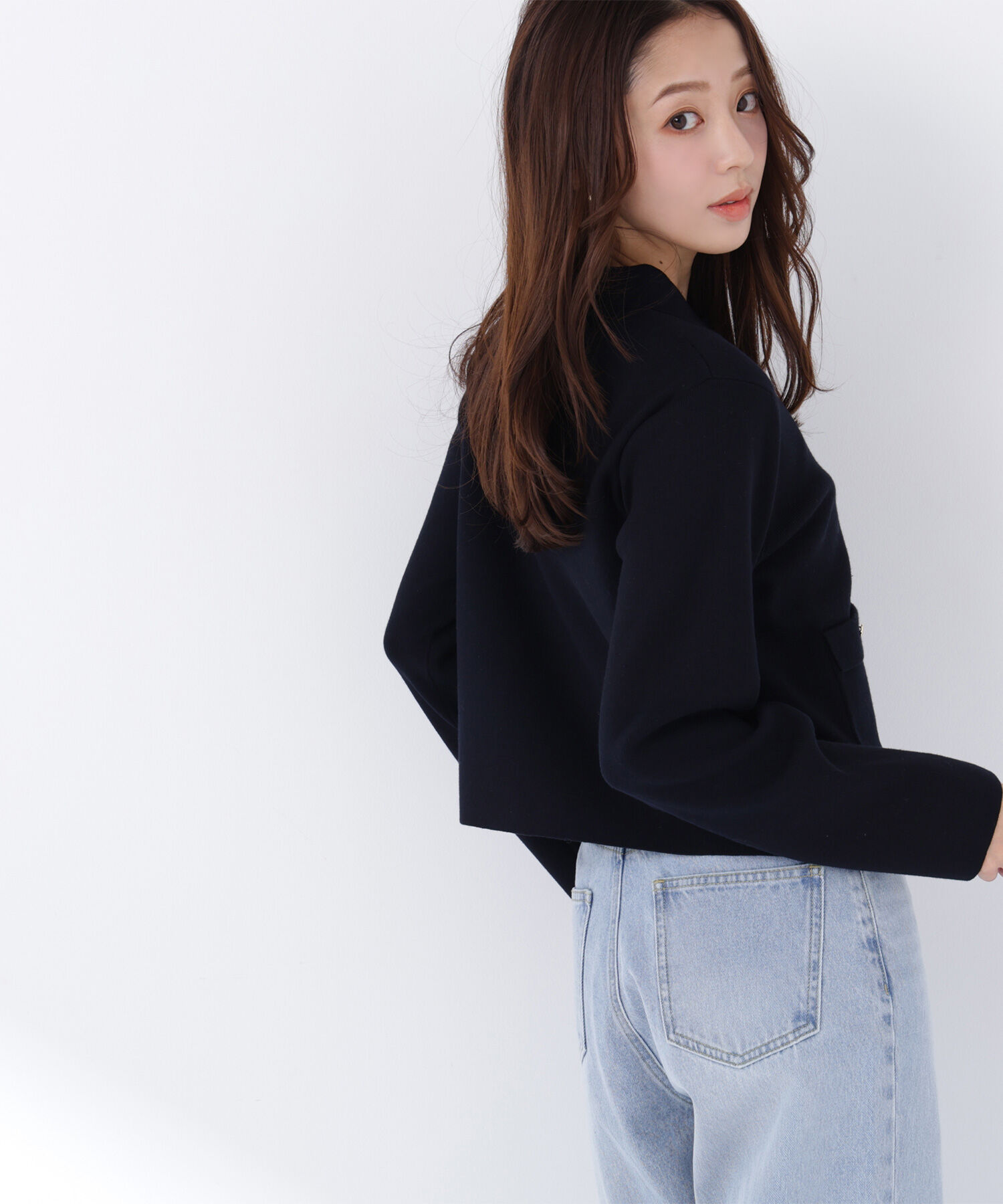  「&ldquo;きちんと見え上手&rdquo;な襟付きニット」|ニット・セーター|