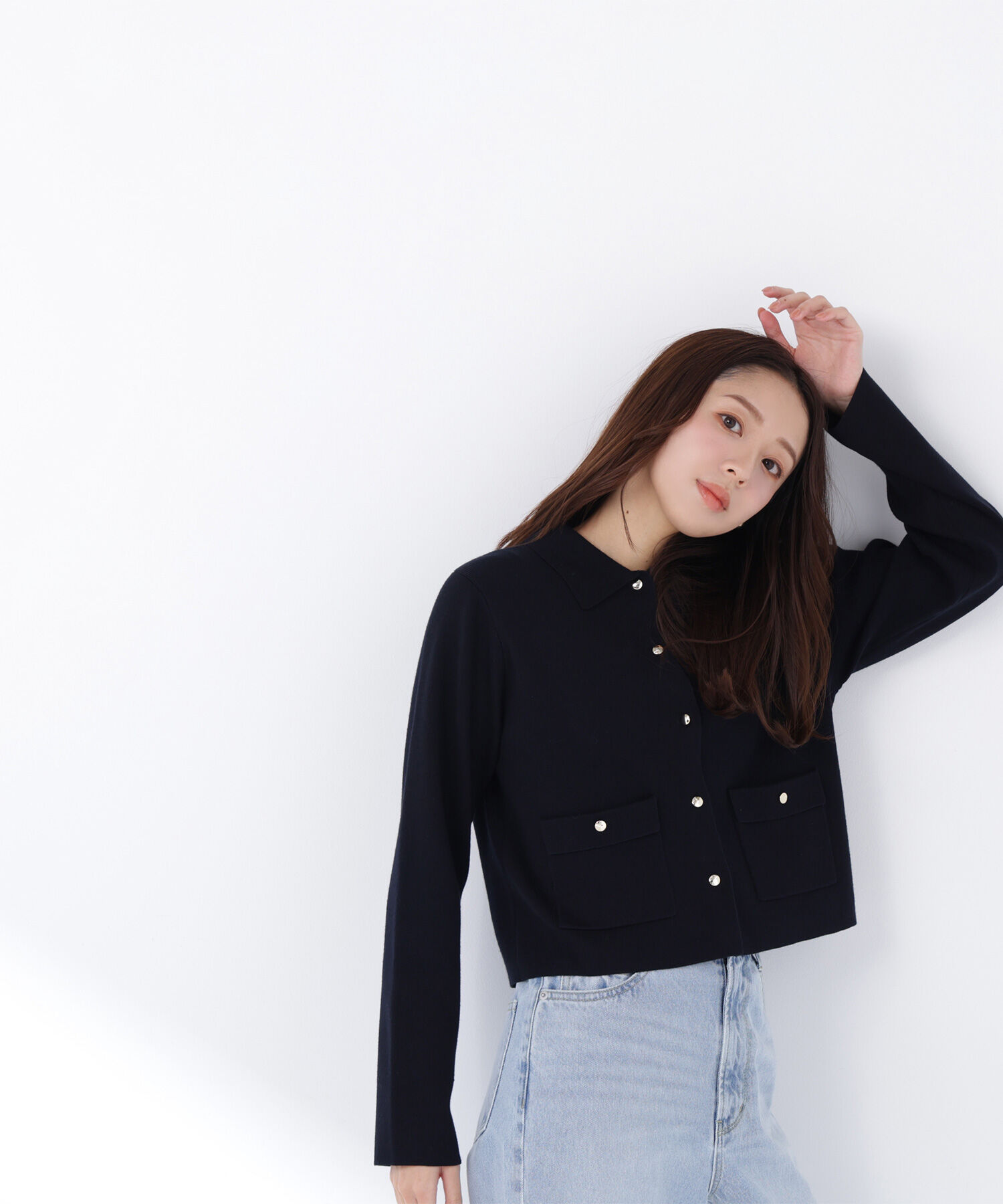  「&ldquo;きちんと見え上手&rdquo;な襟付きニット」|ニット・セーター|