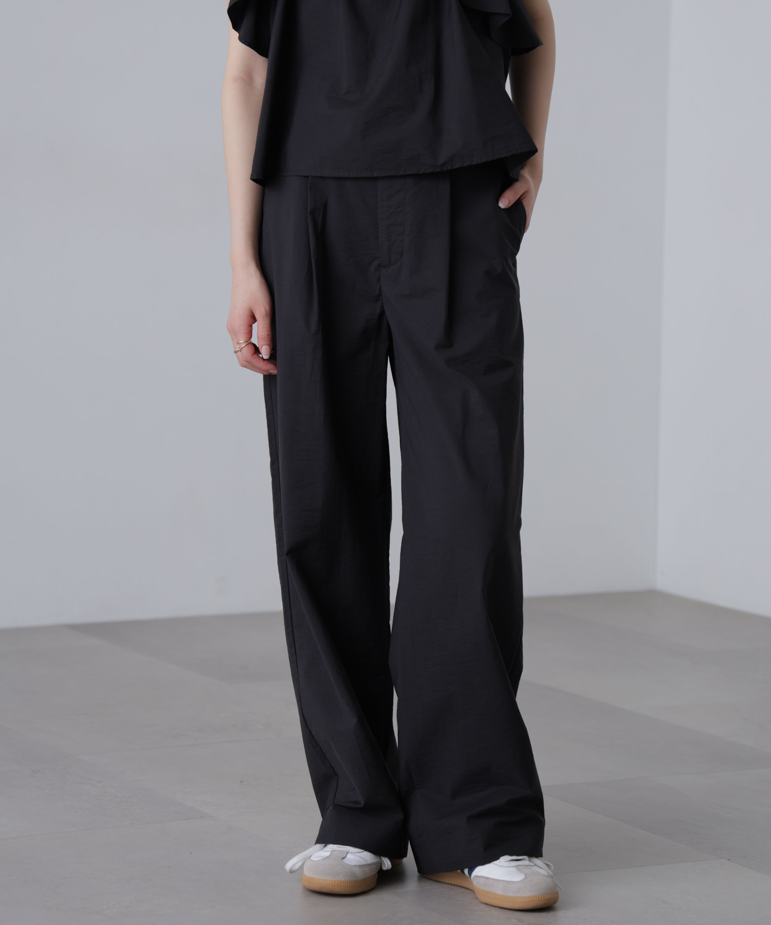  「〈セットアップ対応〉ワッシャーセミワイドパンツ」|その他|