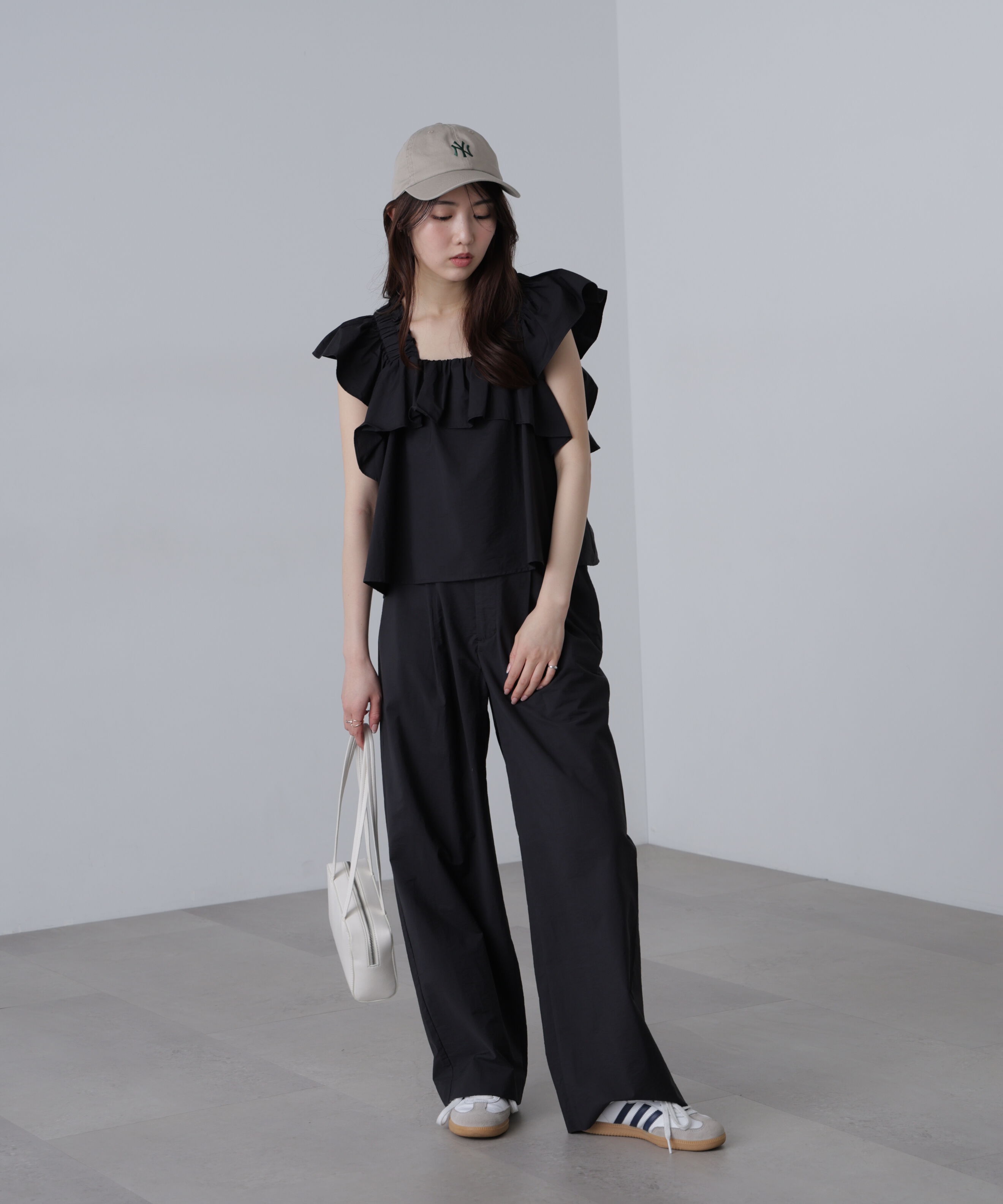  「〈セットアップ対応〉ワッシャーセミワイドパンツ」|その他|