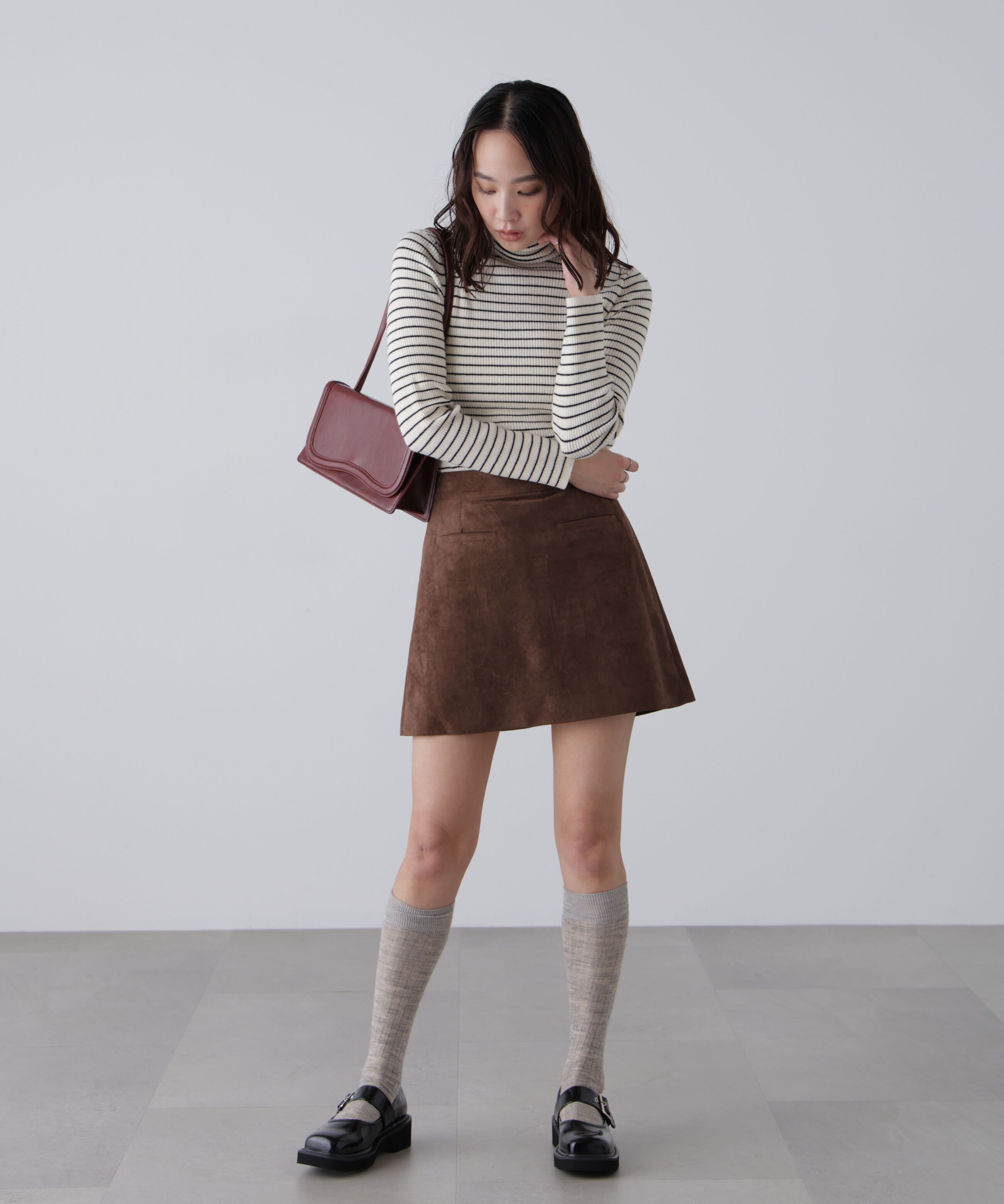  「タートルネックリブニット」|ニット・セーター|