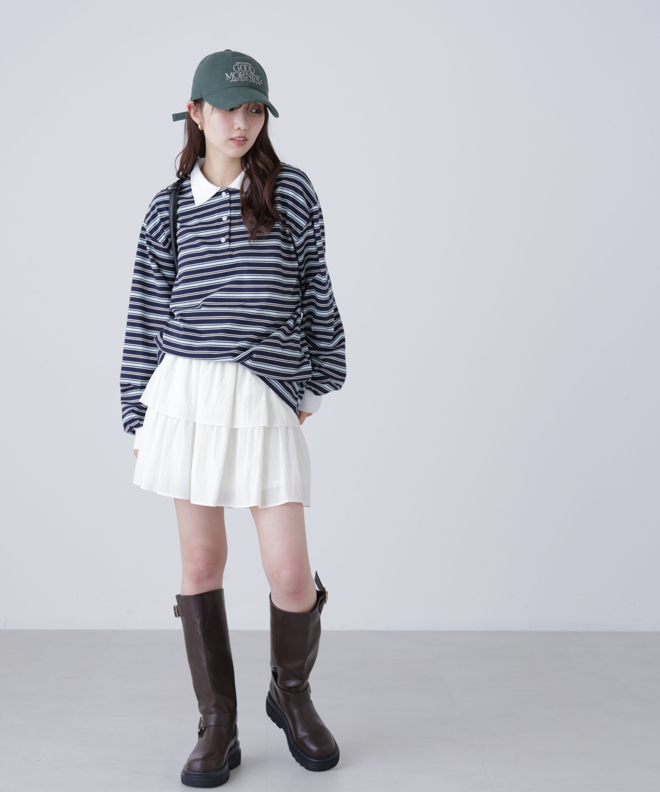  「マルチボーダーラガーポロシャツ」|Tシャツ・カットソー|