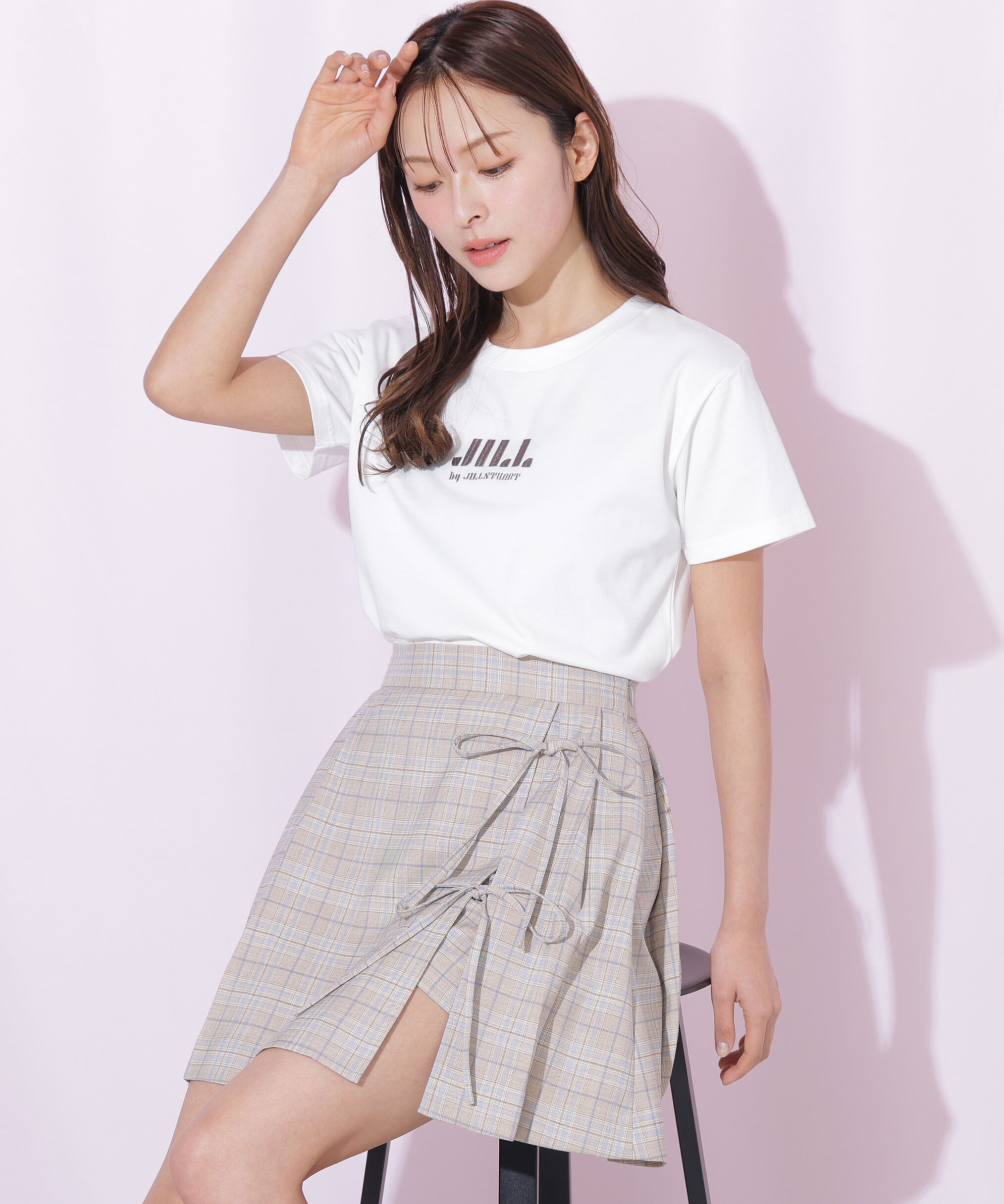  「セットアップ対応ラップリボンミニスカート」|スカート|