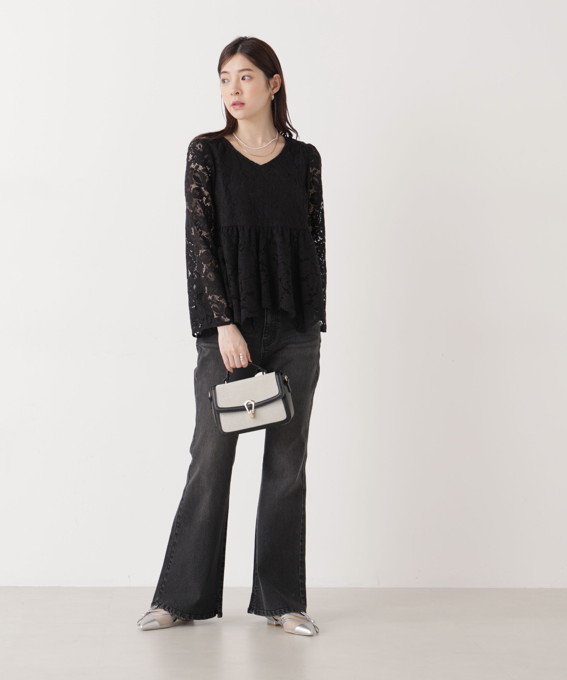 PROPORTION BODY DRESSING「〈a/mie〉フレアデニムパンツ　26SS」|その他|