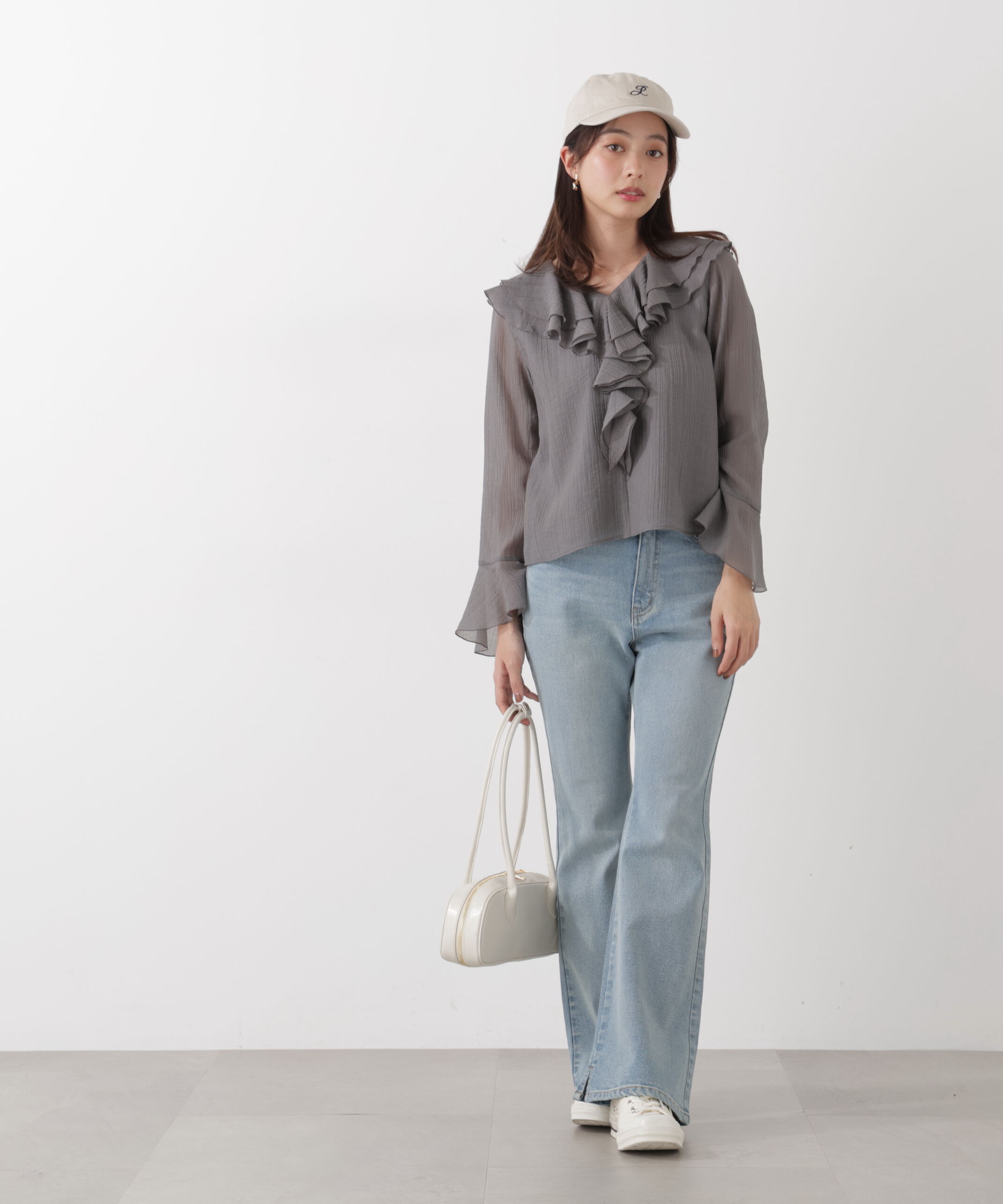 PROPORTION BODY DRESSING「〈a/mie〉フレアデニムパンツ　26SS」|その他|