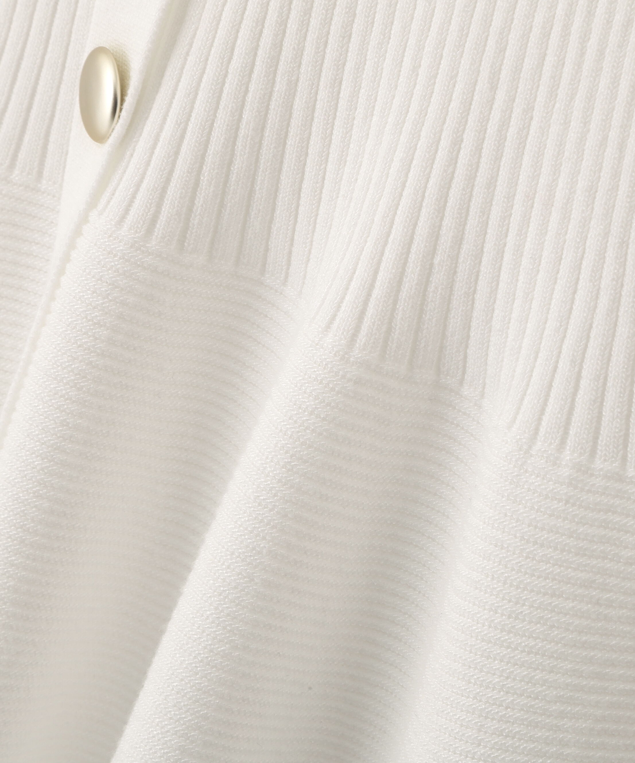 PROPORTION BODY DRESSING「部分シアーペプラムニット　26SS」|ニット・セーター|