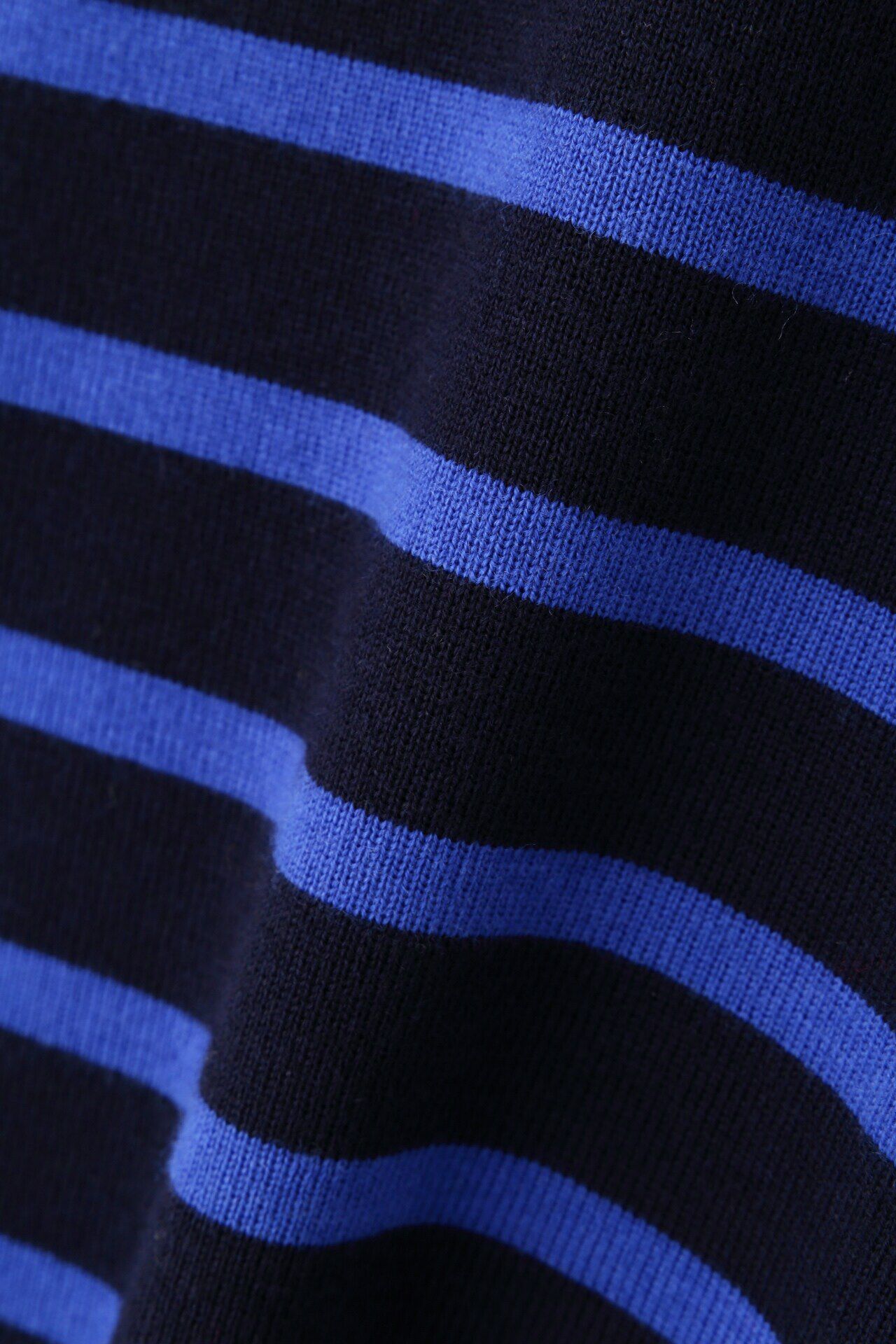  「◆袖ボタン付きボーダーニット」|ニット・セーター|