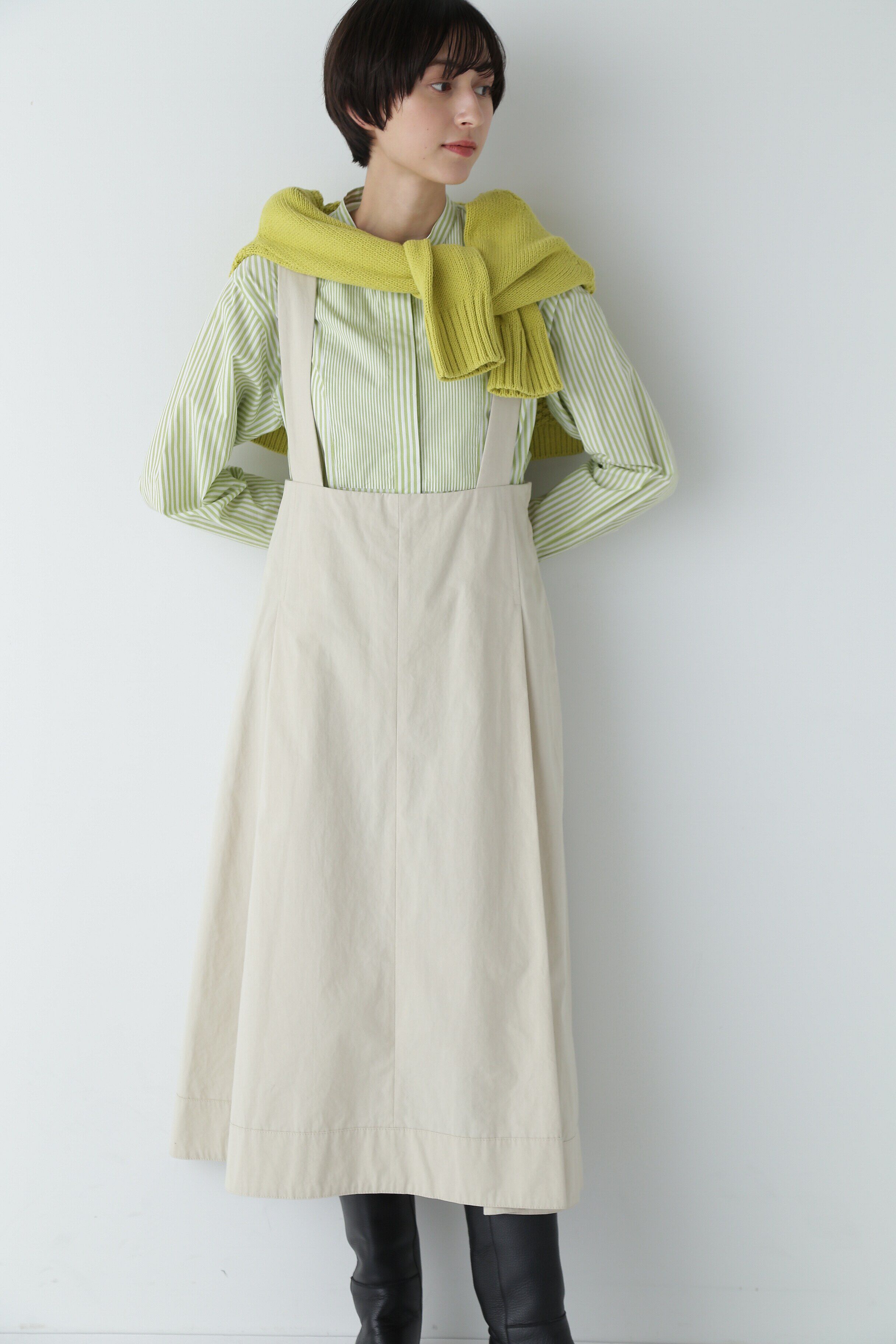  「コットンウェザーワッシャーワンピース」|ワンピース|ライトベージ