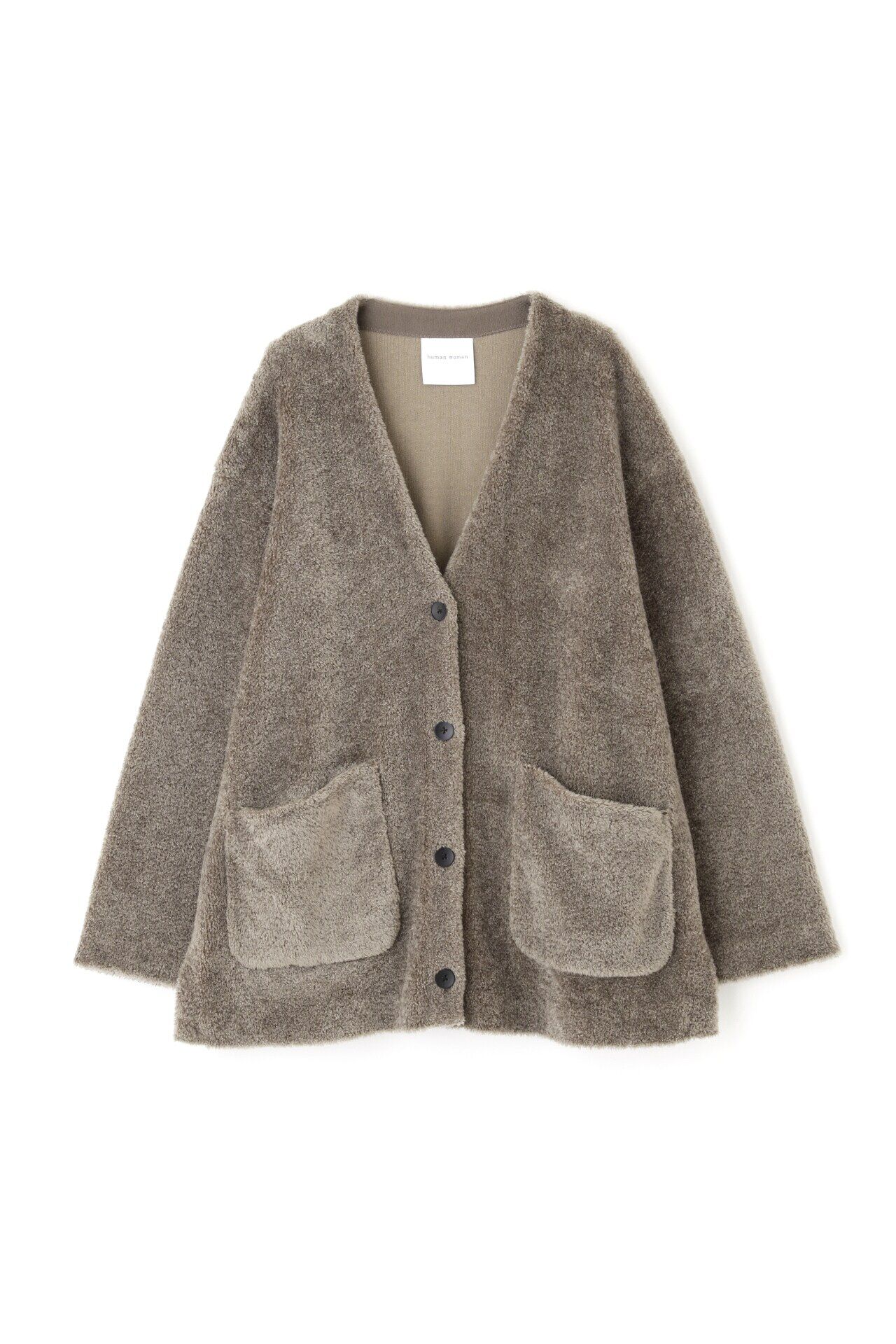  「◆トイプー起毛Ｖネックカーディガン」|Tシャツ・カットソー|