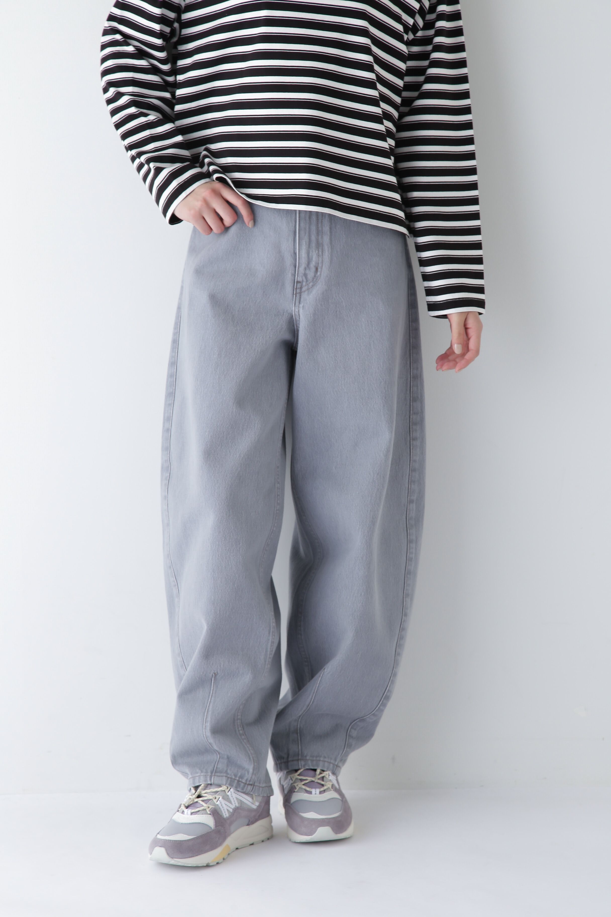  「◆カービーデニムパンツ」|その他|グレー