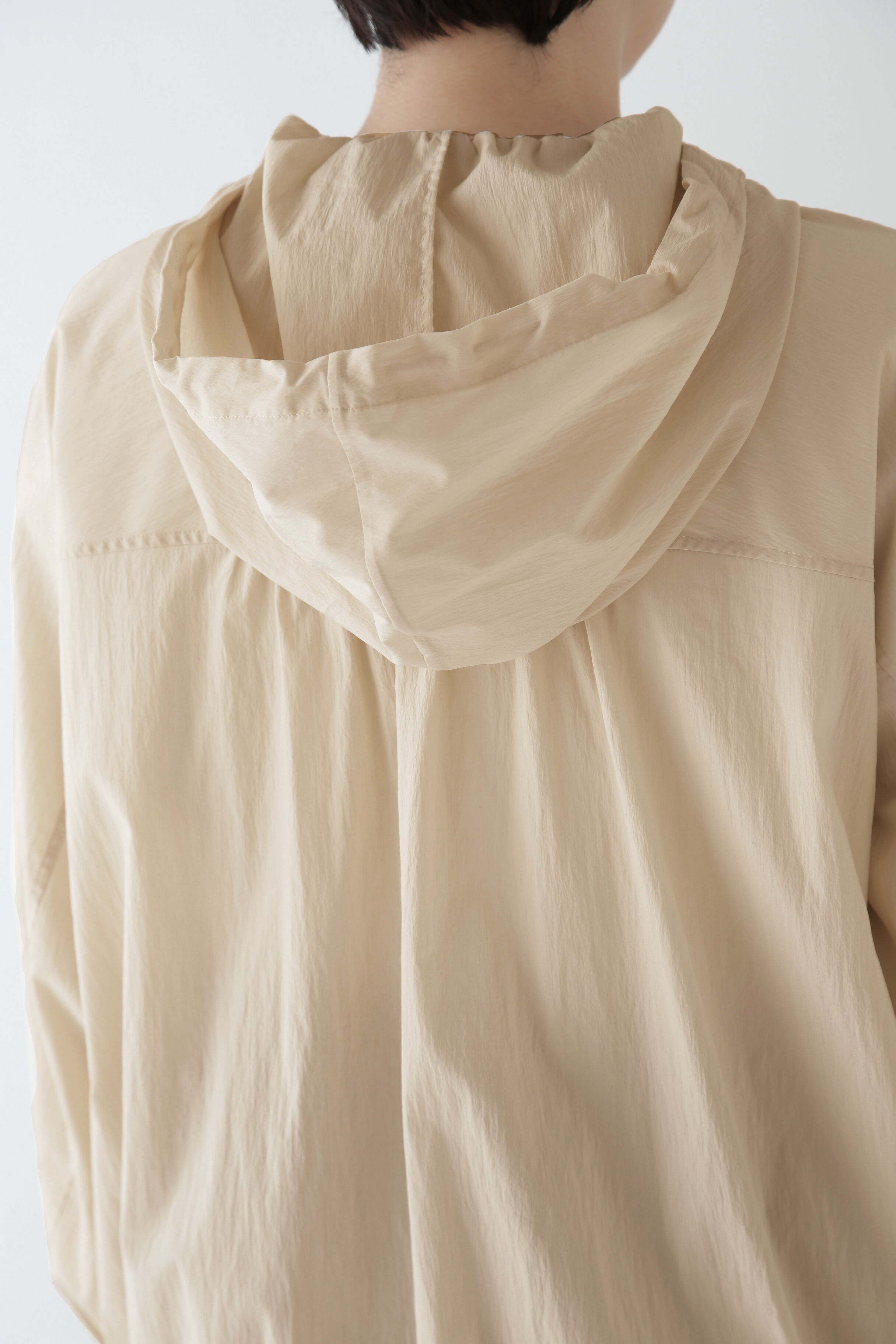  「◆コットンナイロンタイプライターシアーフーディーブルゾン」|ブルゾン・スタジャン|