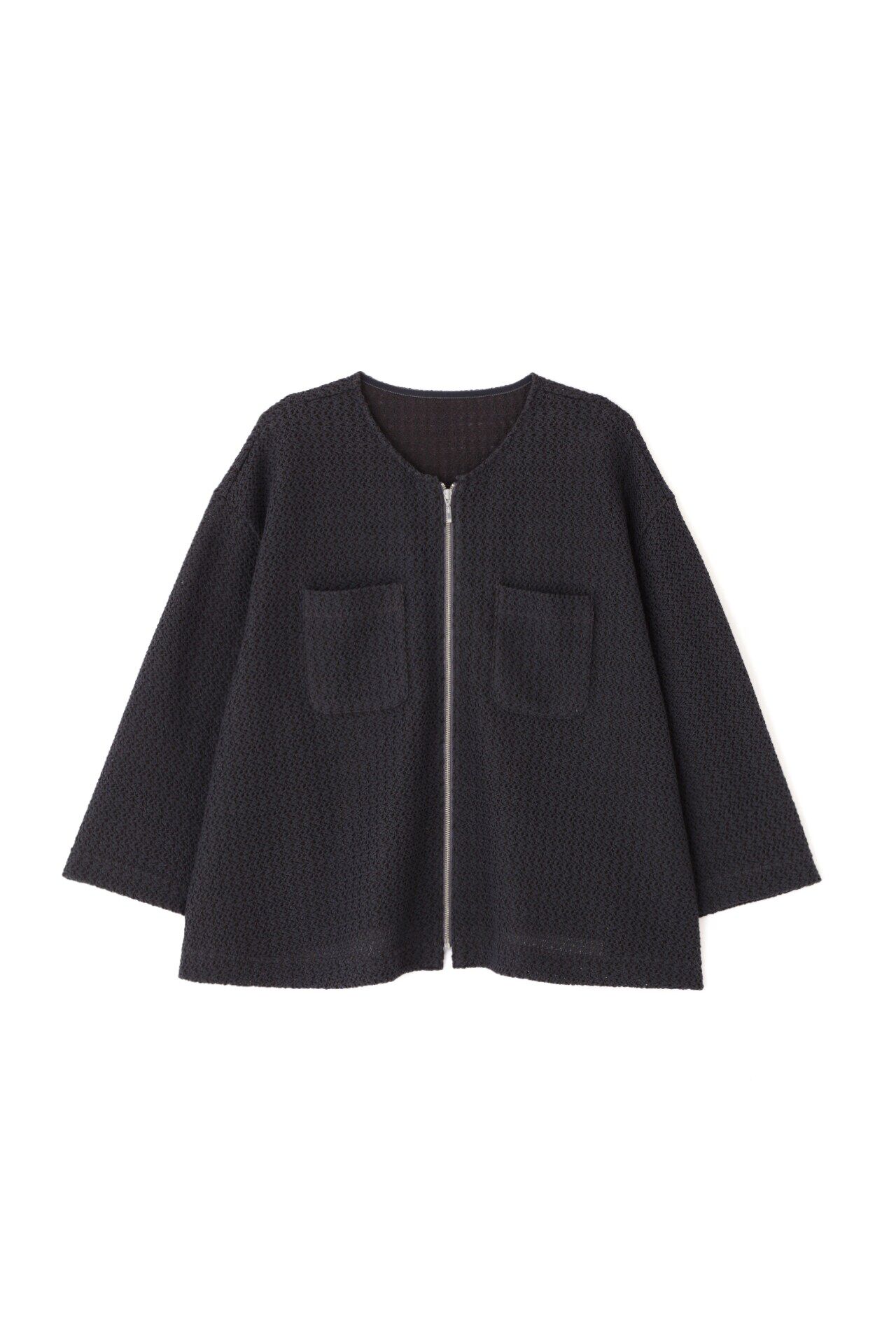  「◆ラッセルノーカラージップブルゾン」|Tシャツ・カットソー|