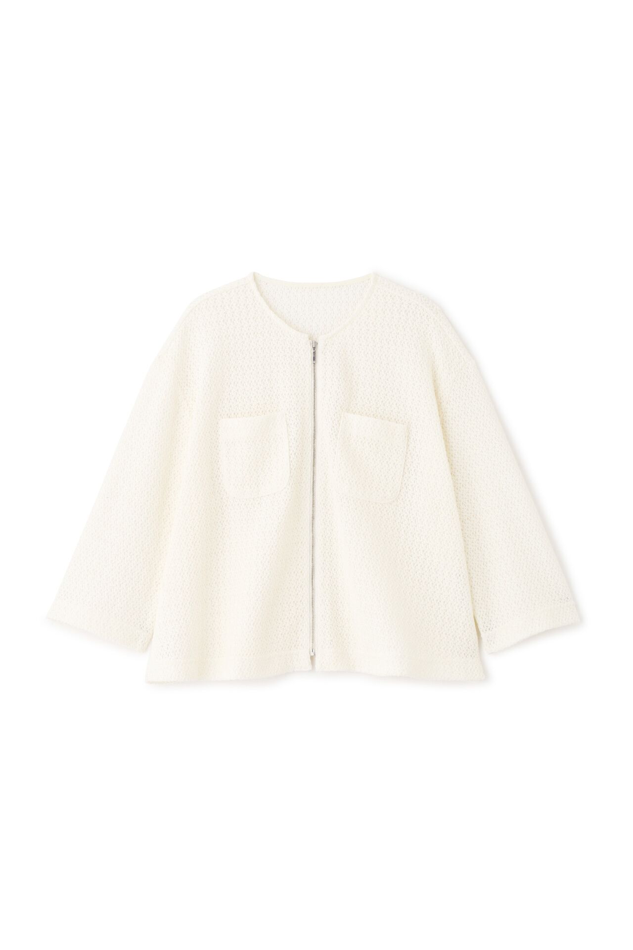  「◆ラッセルノーカラージップブルゾン」|Tシャツ・カットソー|