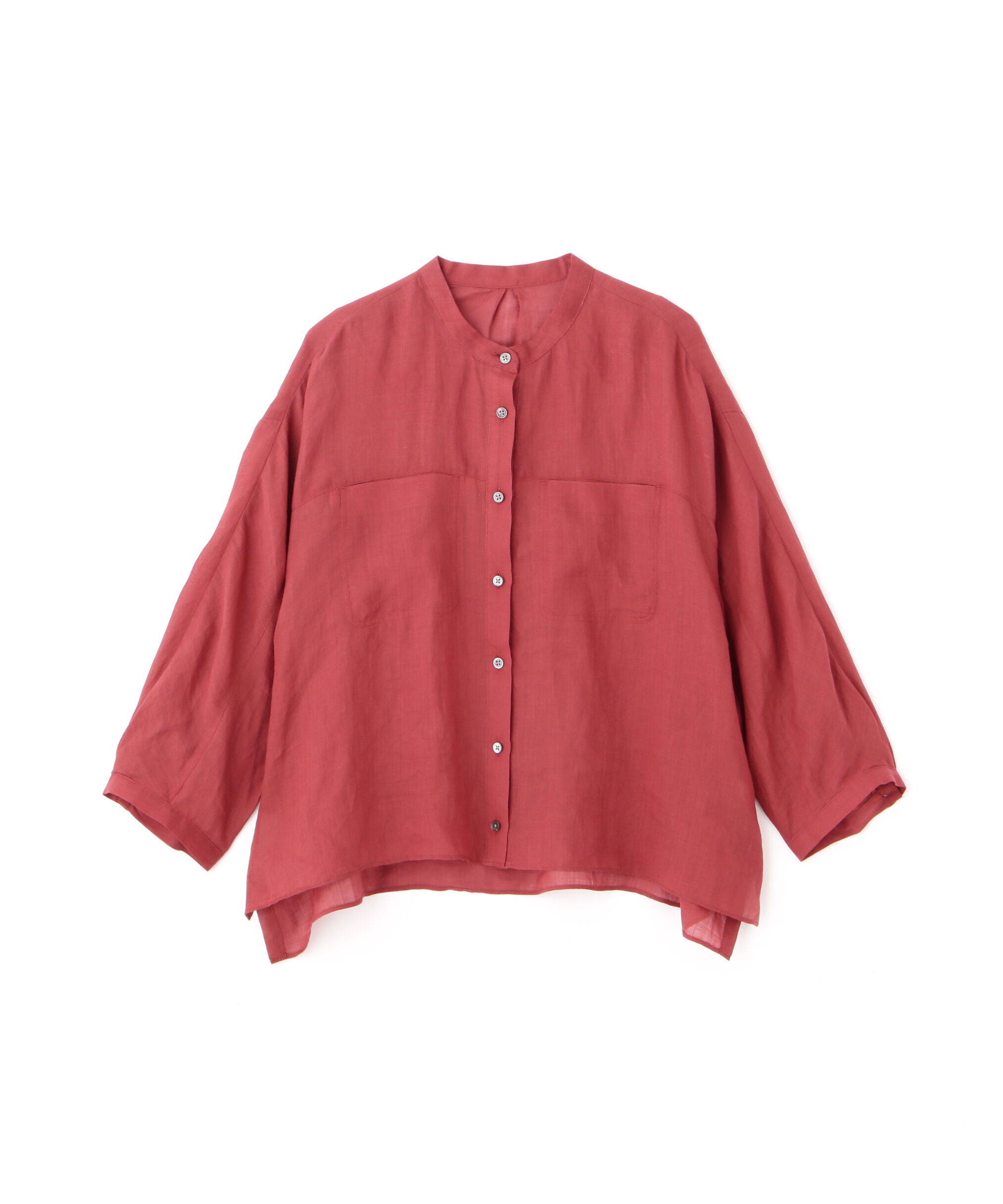  「◆ラミーバンドカラーシャツブラウス」|シャツ・ブラウス|