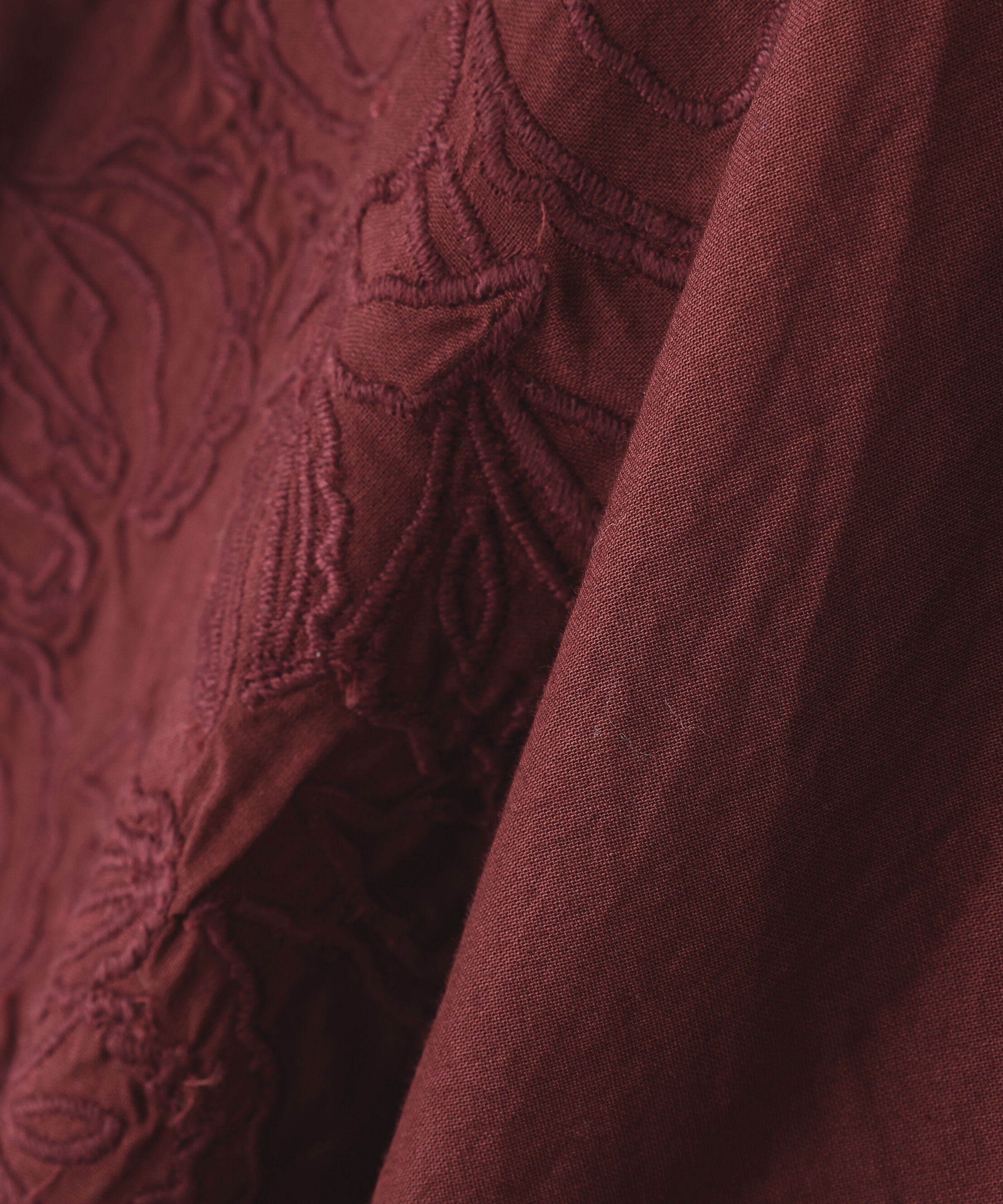  「◆インドコットンボイルアップリケブラウス」|シャツ・ブラウス|