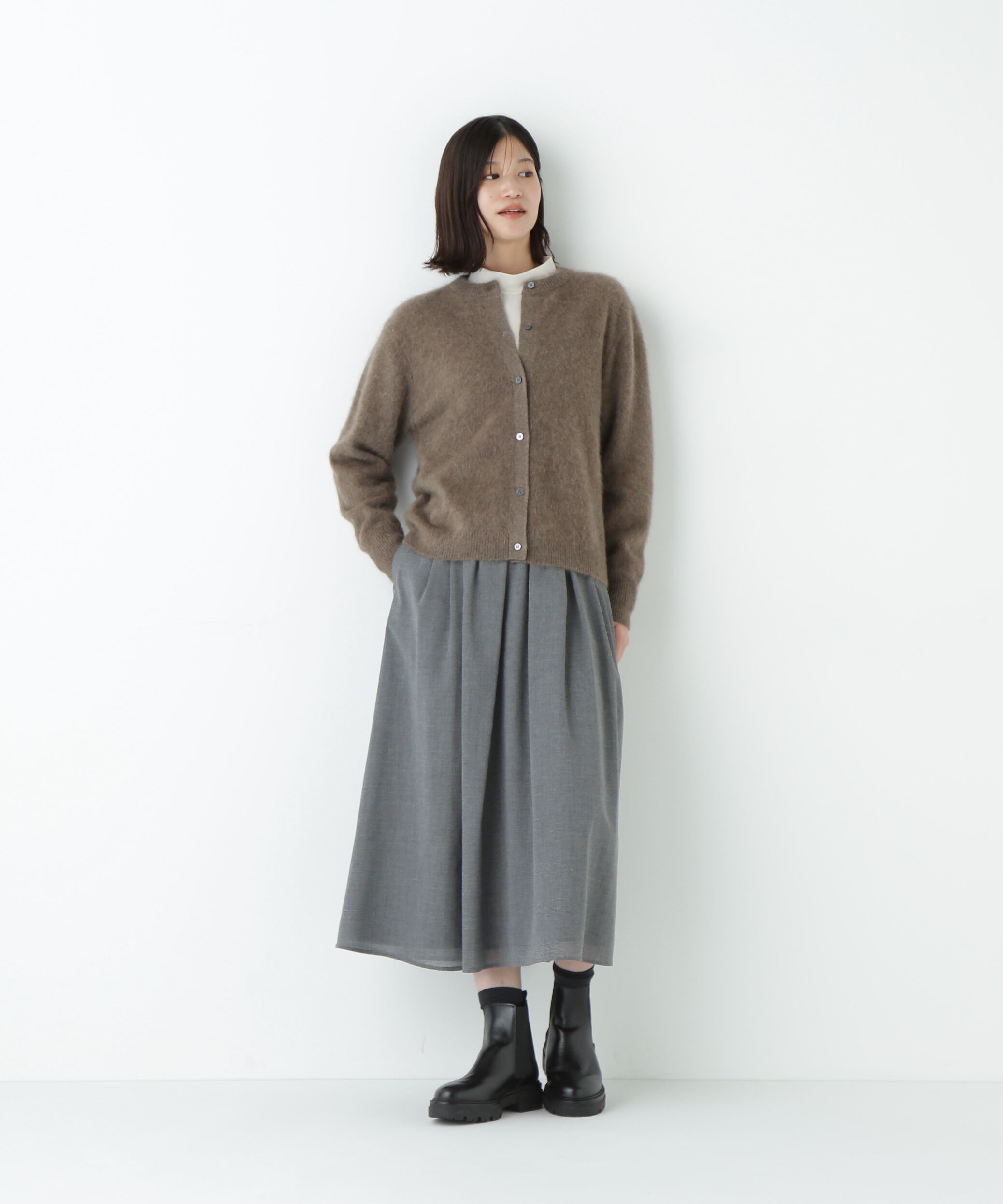  「≪ウォーム素材≫コットンウォームカットソー」|Tシャツ・カットソー|