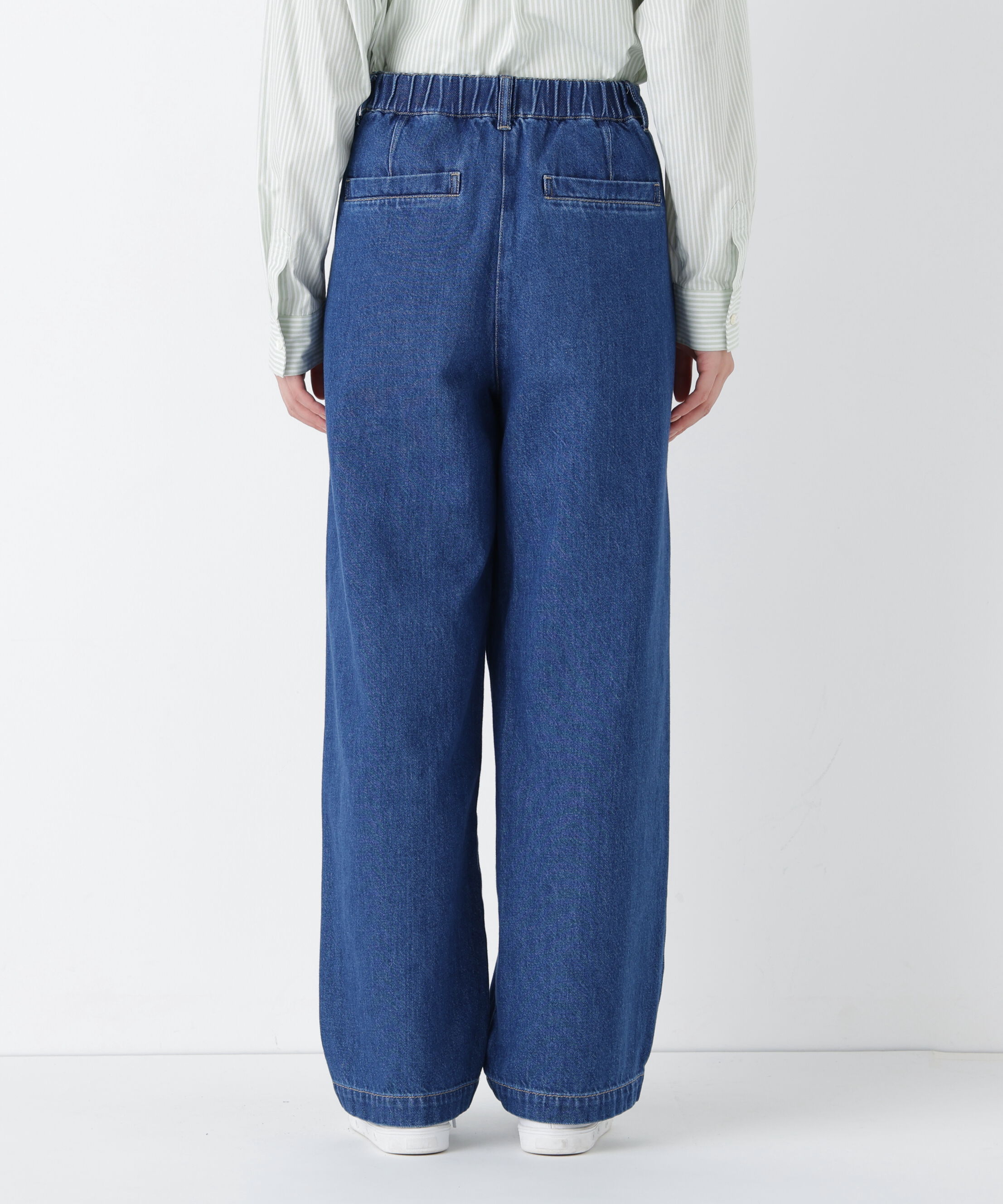  「◆《ウォッシャブル》ソフトデニムバレルパンツ」|その他|