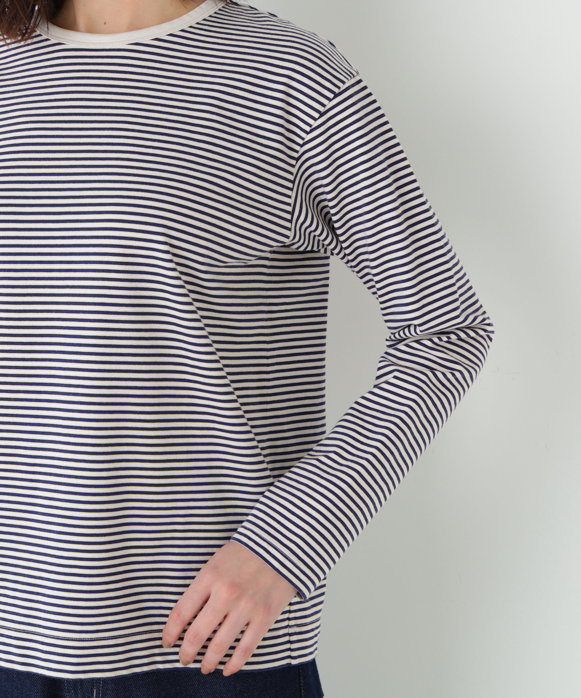  「マルチボーダーロンＴ」|Tシャツ・カットソー|