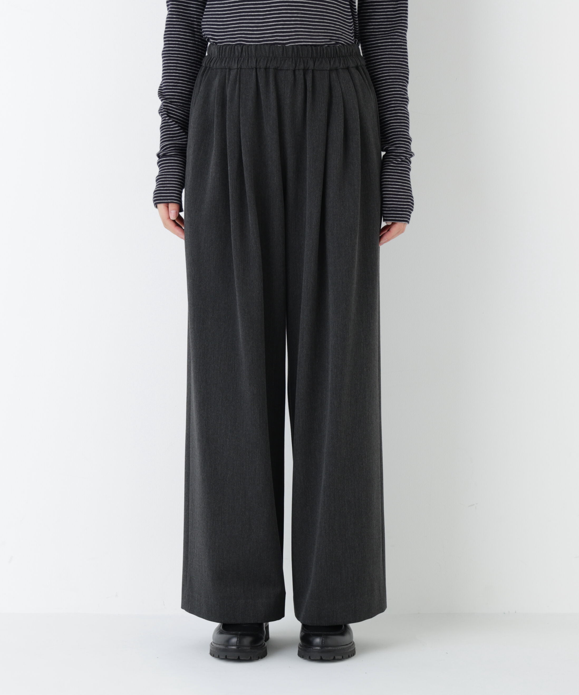  「裏起毛ワイドパンツ」|その他|