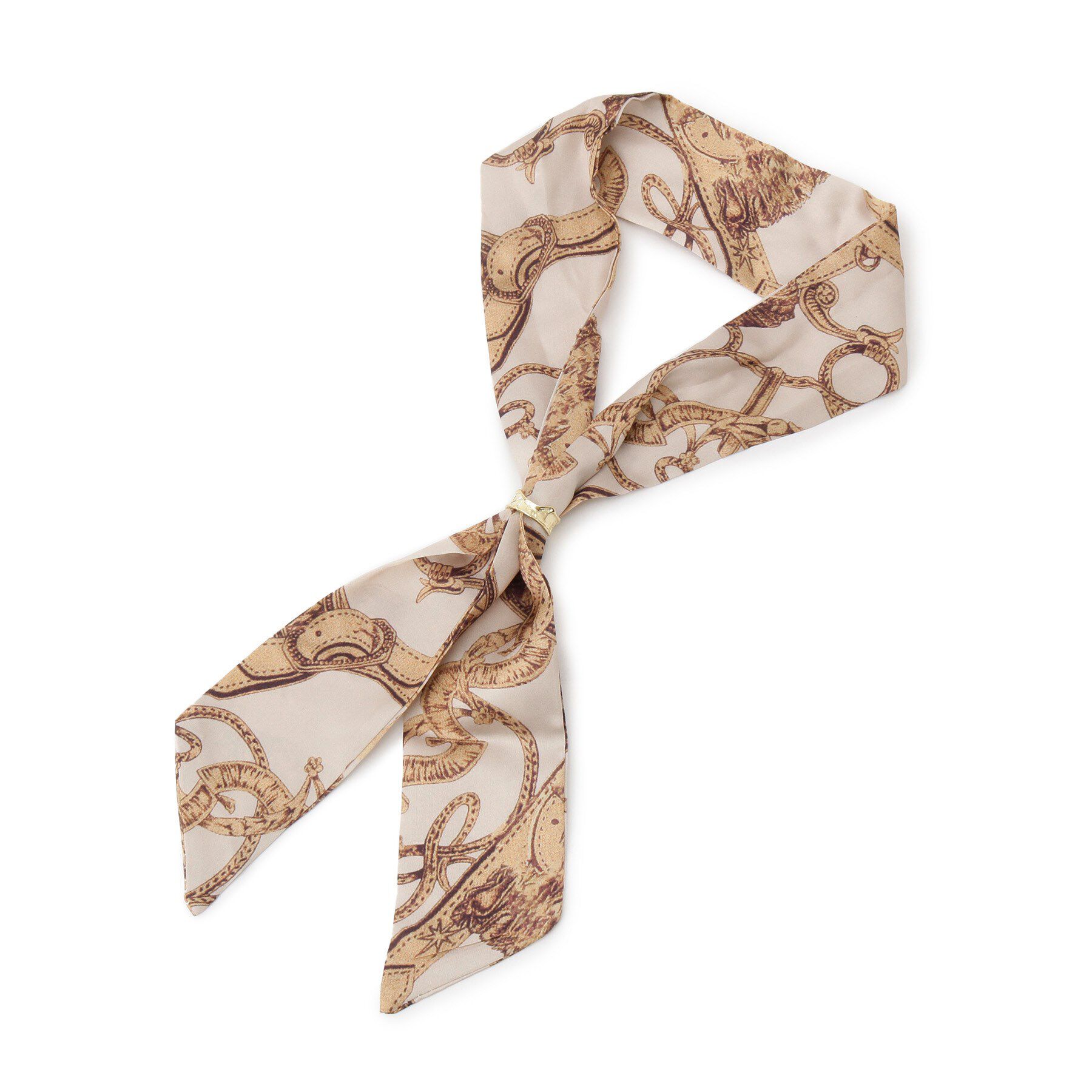 SHOO･LA･RUE「リング付帽スカーフ」|バンダナ・スカーフ|ベージュ(352)