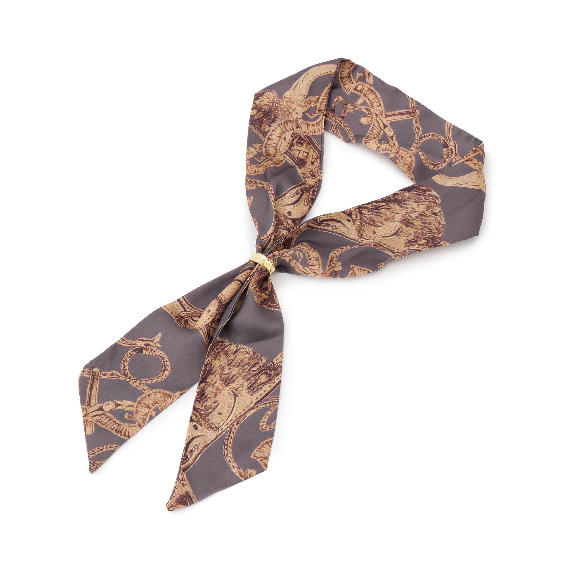 SHOO･LA･RUE「リング付帽スカーフ」|バンダナ・スカーフ|パープル(382)